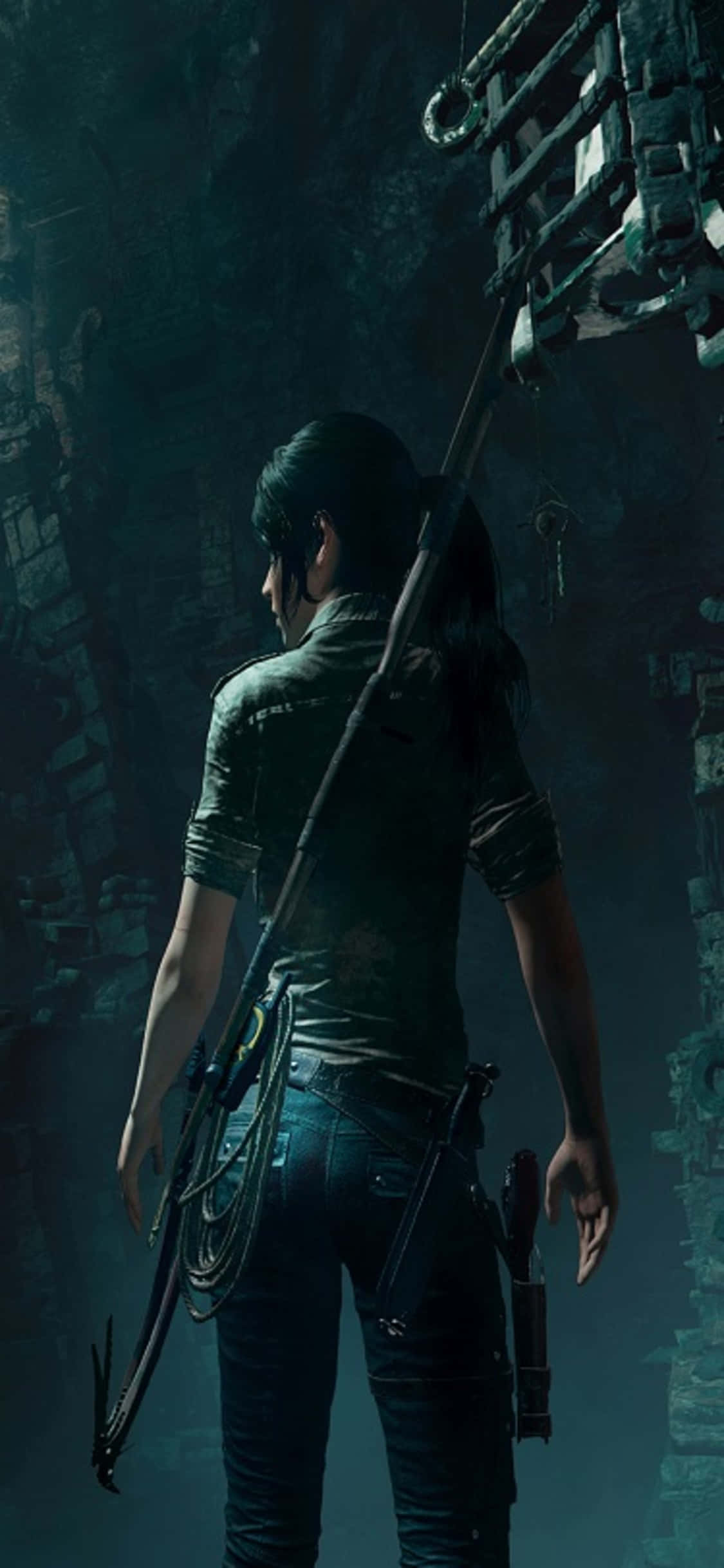 iPhone Xで『Shadow of the Tomb Raider』の深淵を探検 壁紙