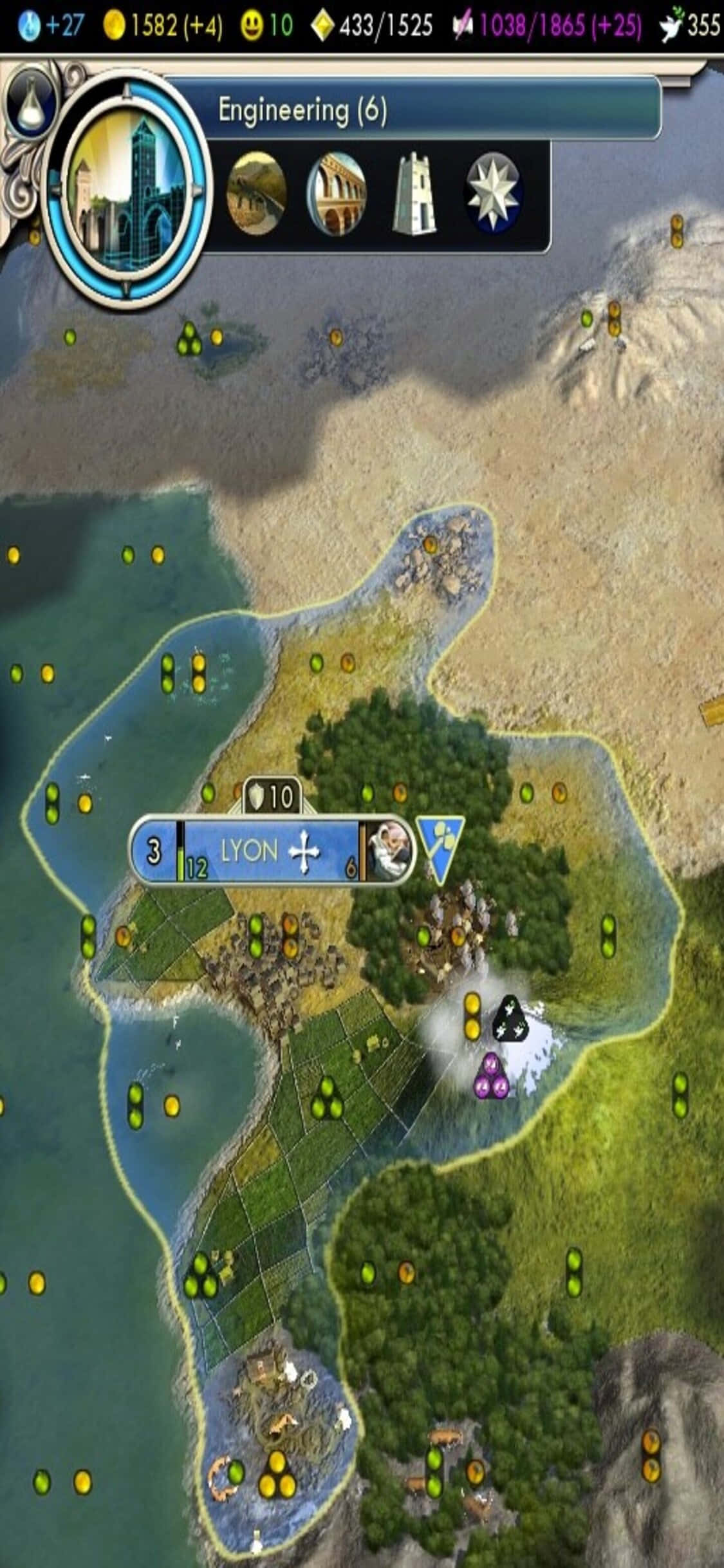iPhone Xで古典的なターン制ストラテジーゲームCivilization Vをプレイしよう 壁紙