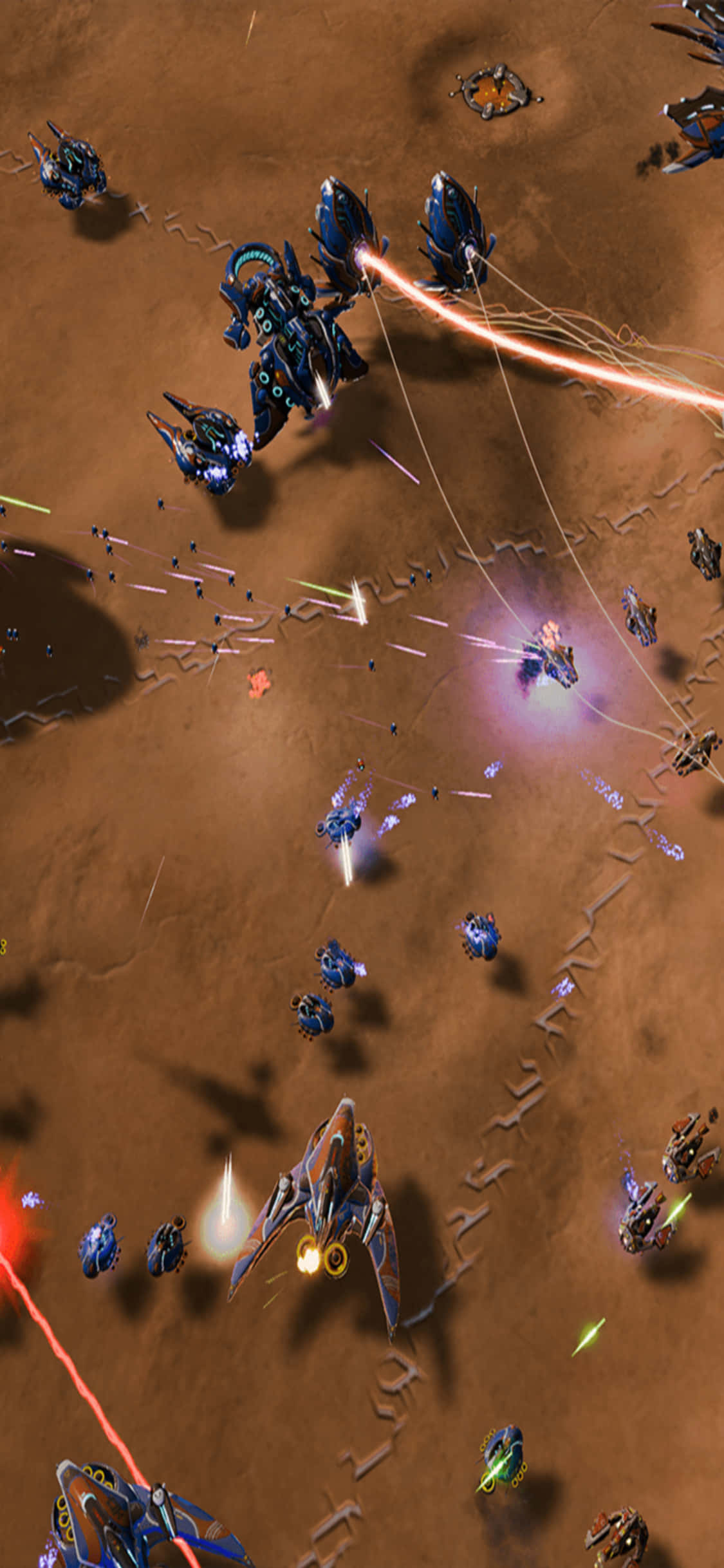 iPhone X で捉えた Ashes of the Singularity の風景の景観 壁紙