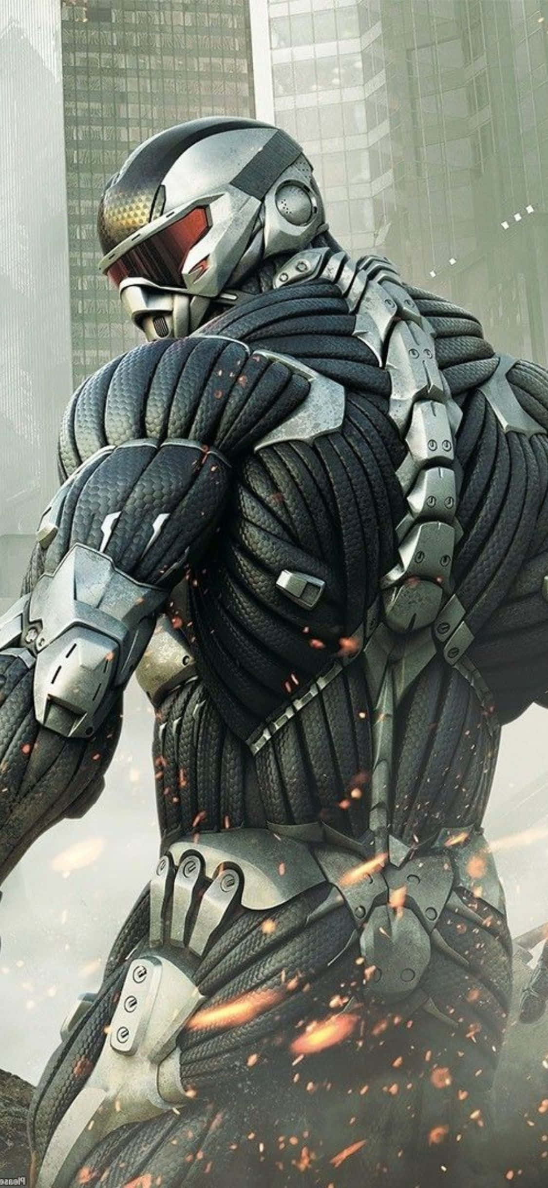 iPhone XとCrysis 3で異世界を探検 壁紙
