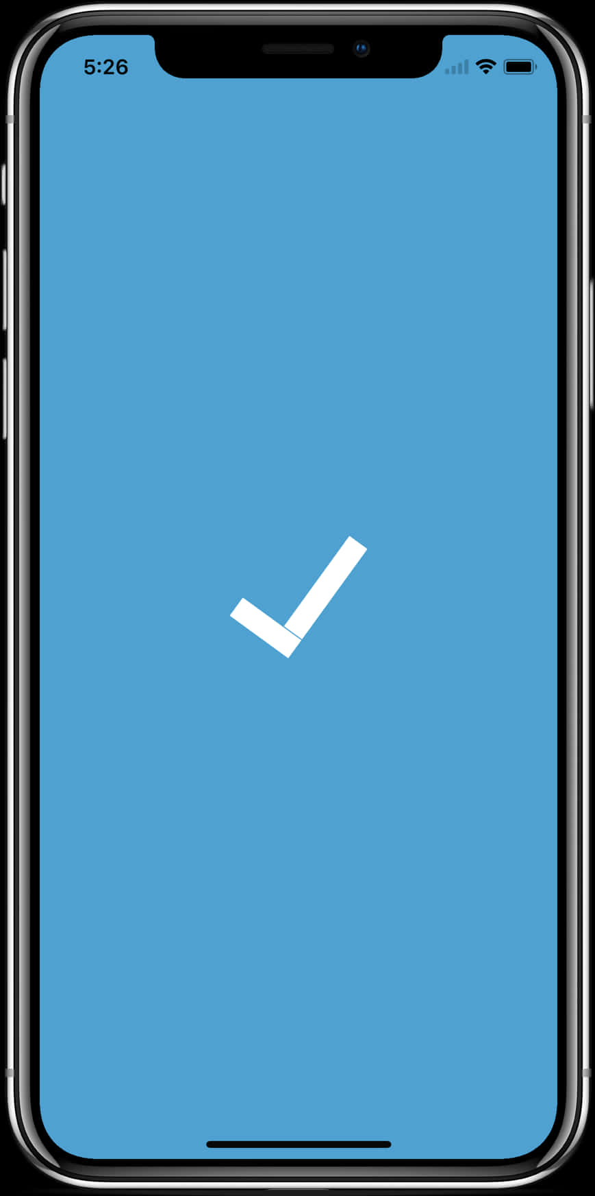 iPhone12 チェックマーク画面 壁紙