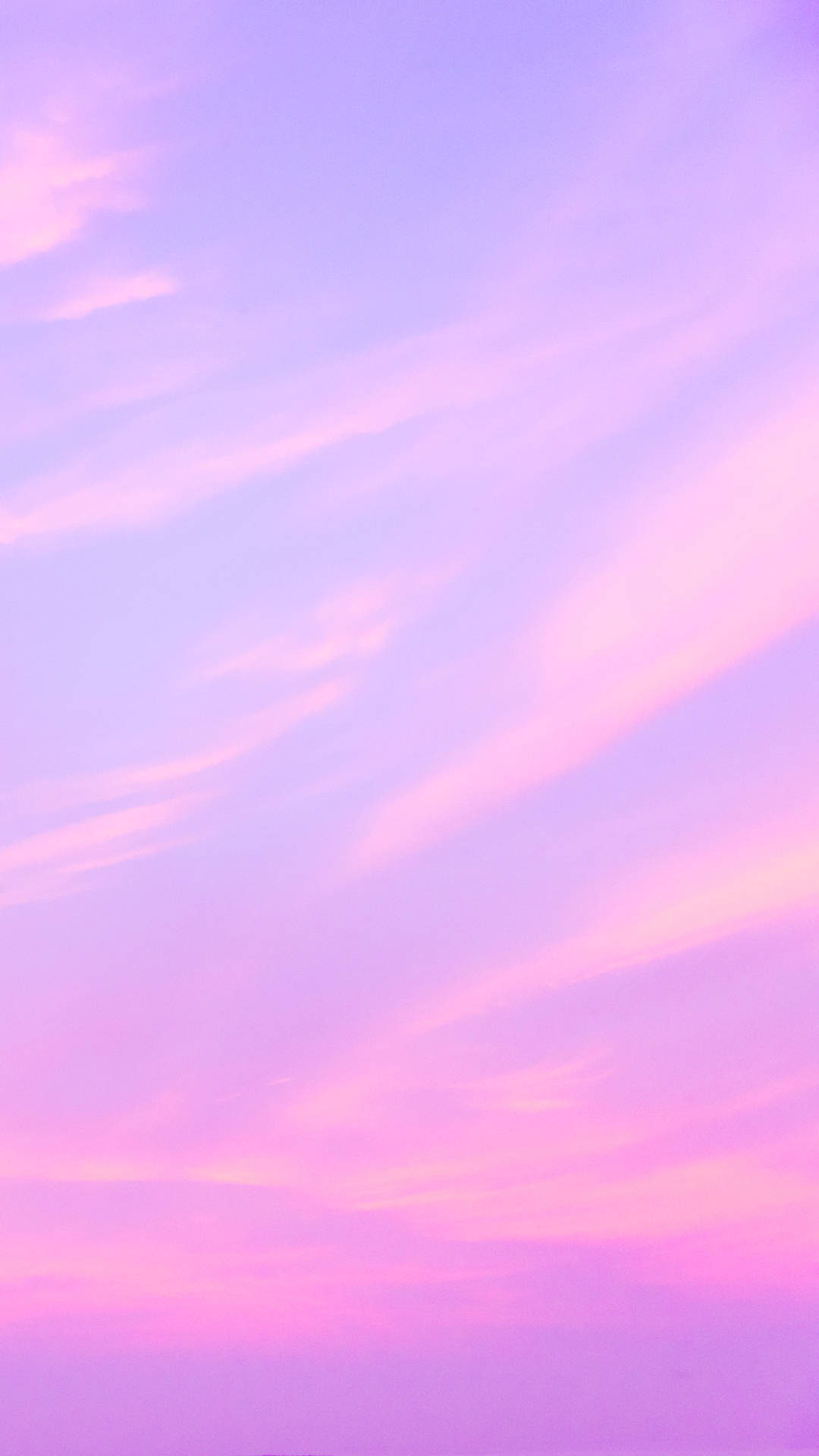 iPhoneピンクの美しいかすかな雲 壁紙