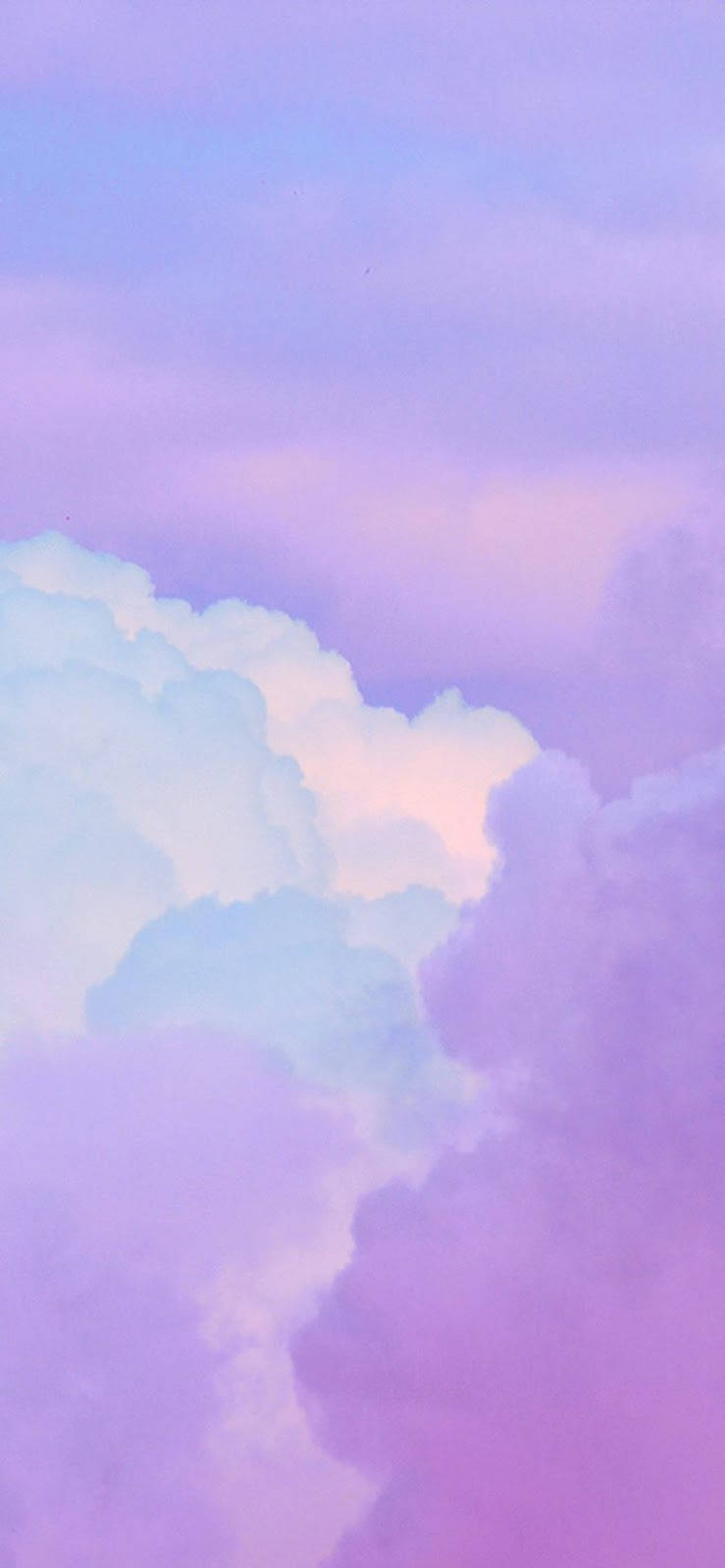 iPhone用 美しい紫空 壁紙