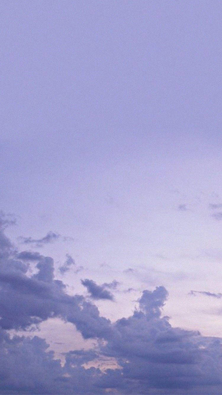 iPhone用 美しい紫雲の壁紙