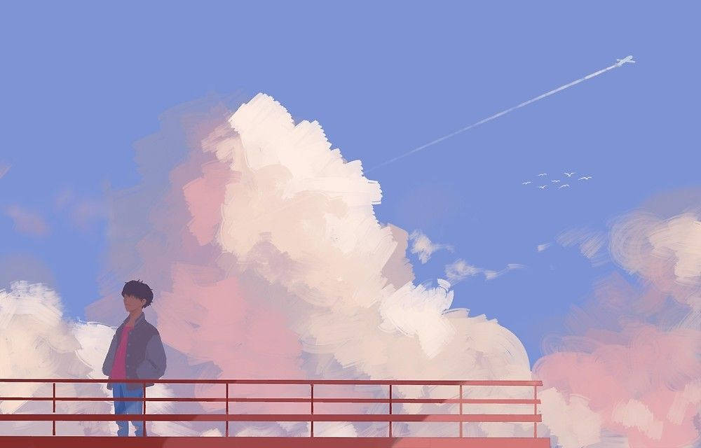 J-Hope「Airplane」を基にしたアートワーク 壁紙