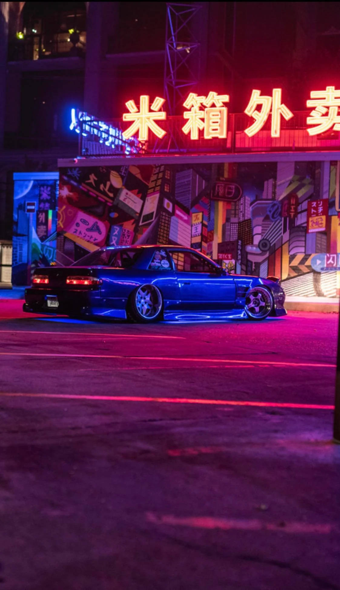 JDM美学 ブルーシルビア 壁紙