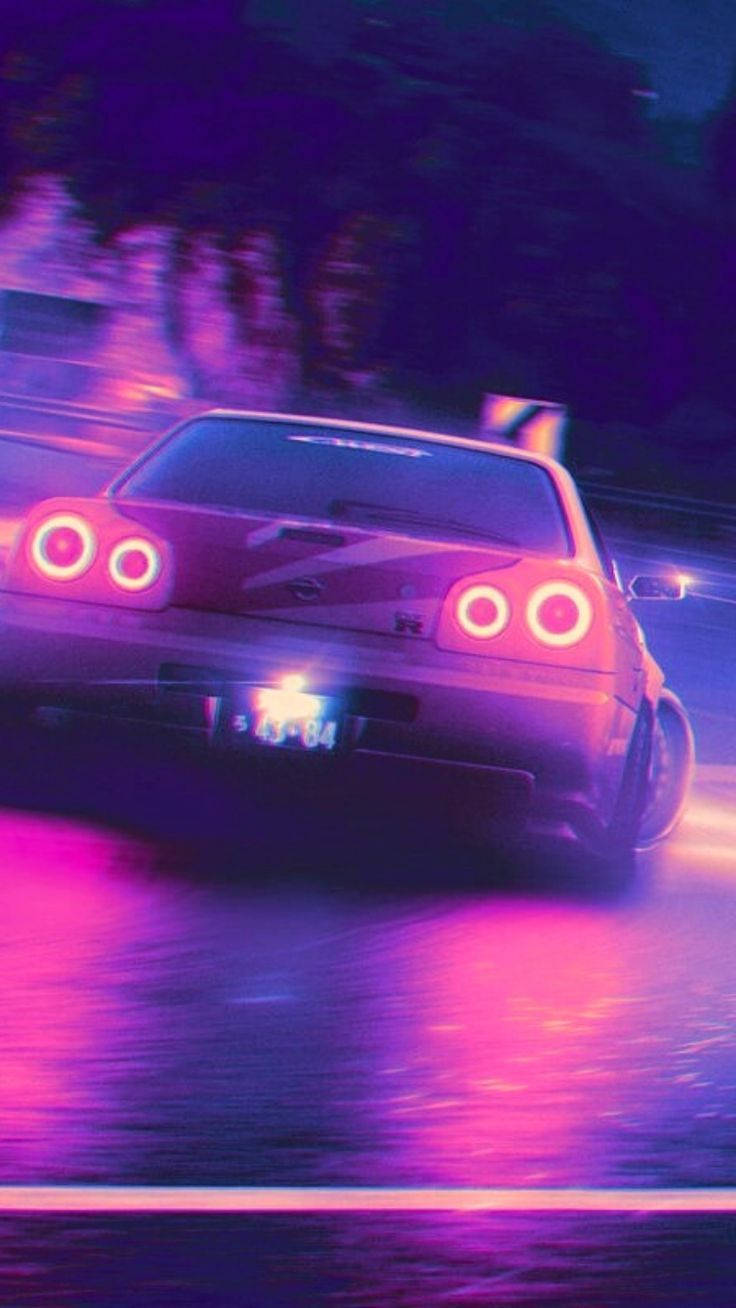 JDMな雰囲気のスカイライン 壁紙
