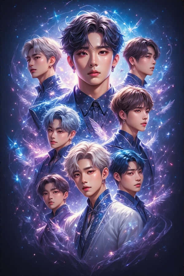 ファンタジーリアルなK-POPグループ 壁紙