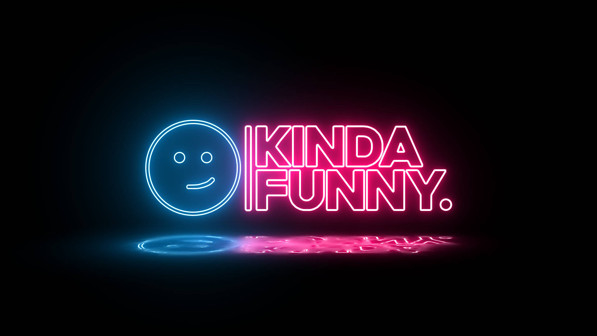 Kinda Funny ネオンスマイル 壁紙