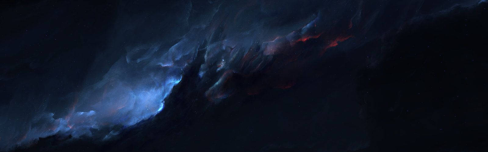 Klyck星雲 デュアルモニター 壁紙