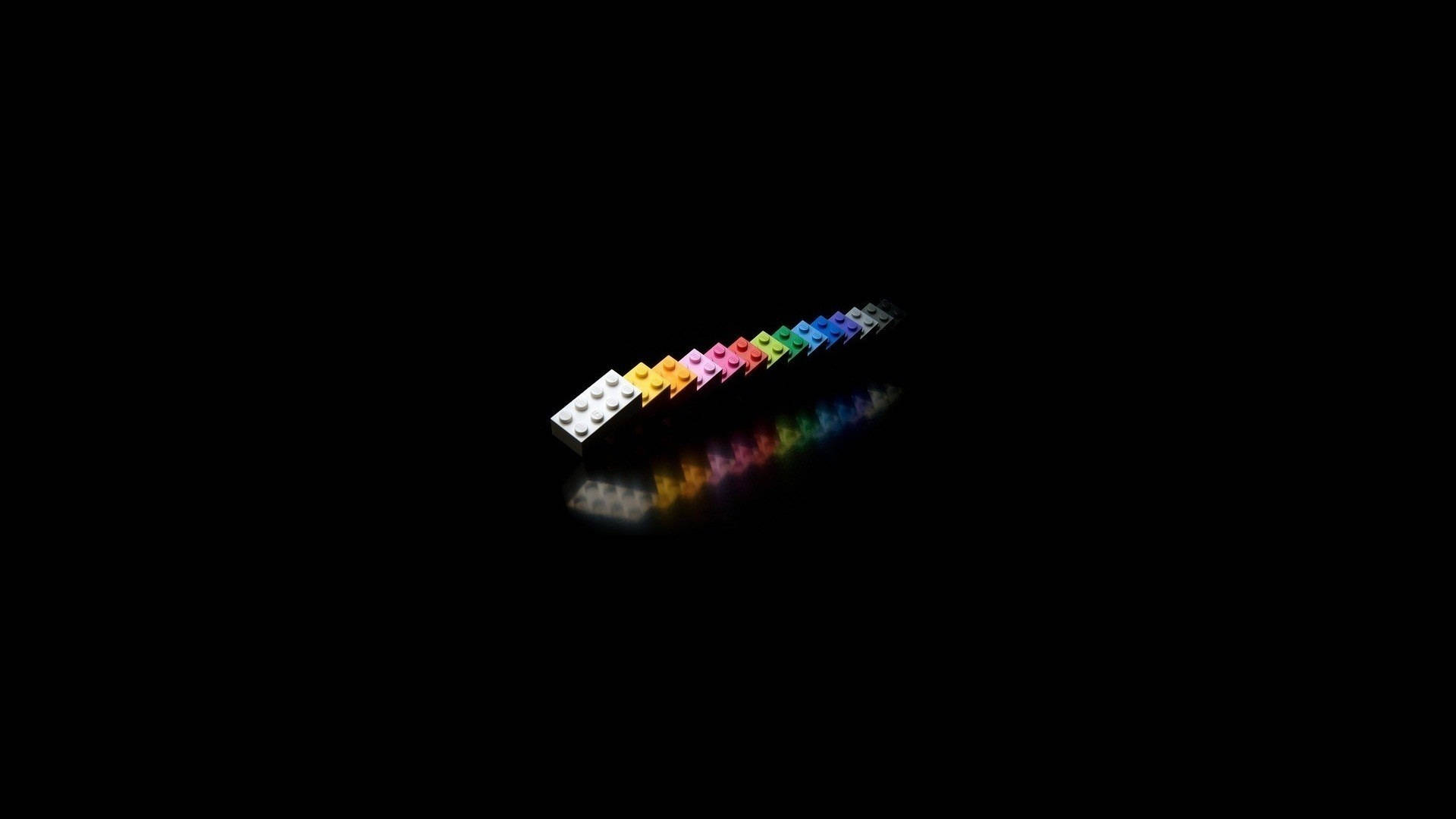 かわいい黒いLEGOブロック 壁紙