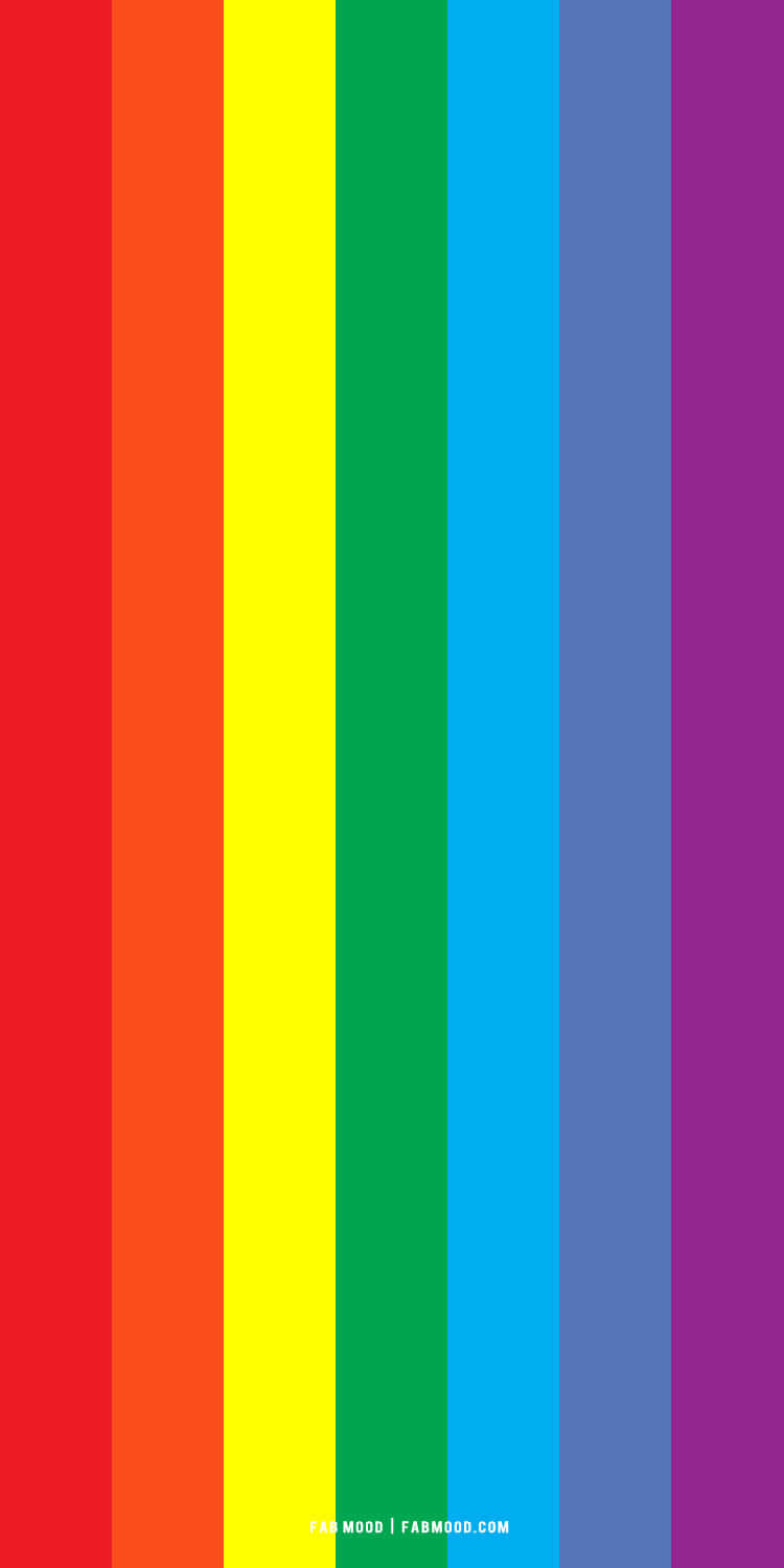 スタイリッシュなLGBTレインボーストライプ 壁紙
