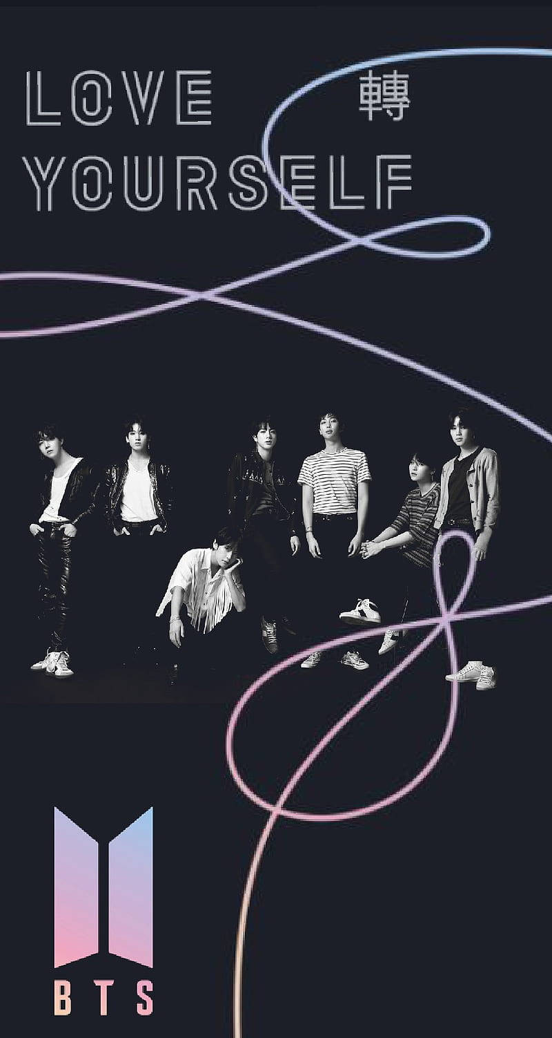 Love Yourself BTSロゴの壁紙