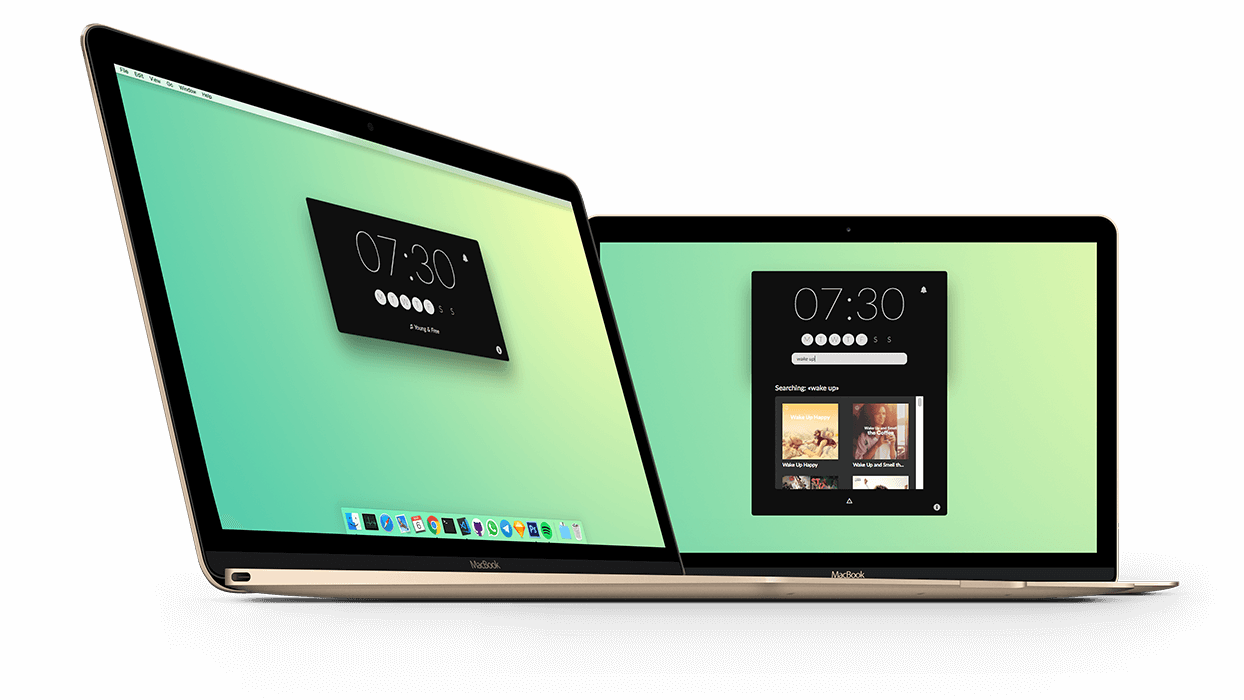 Mac Book デュアルスクリーンセットアップ 壁紙
