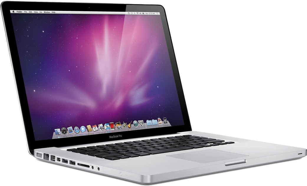 Mac Book Pro 横から見た姿 壁紙