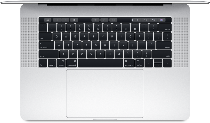 Mac Book Pro 上面からのキーボードとトラックパッド 壁紙