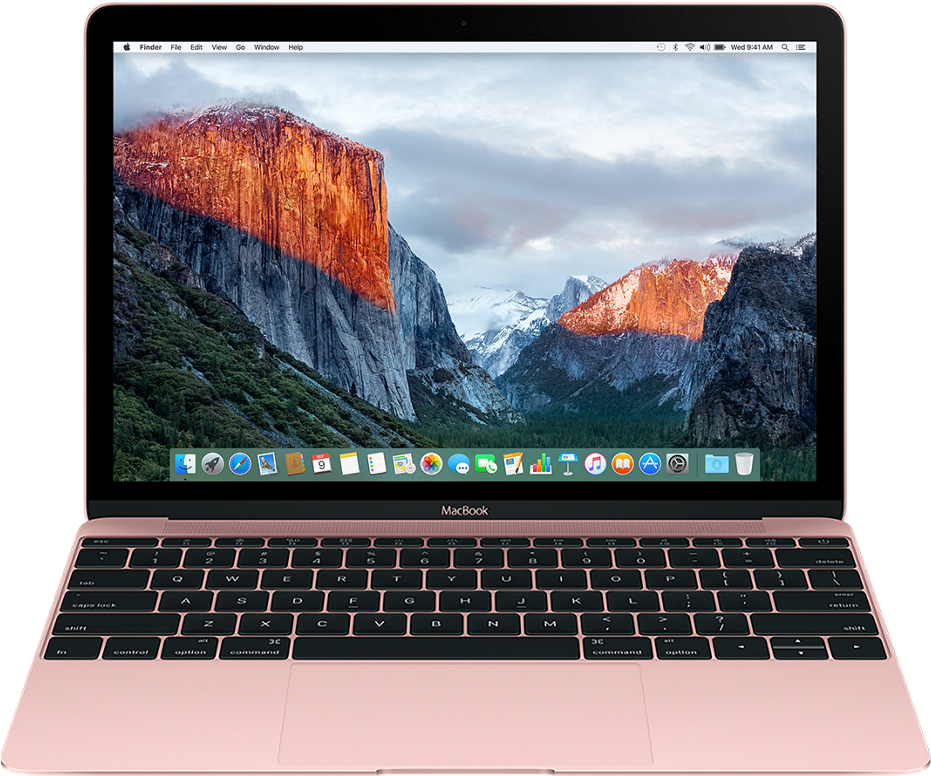 ローズゴールド MacBook Pro ディスプレイ 壁紙