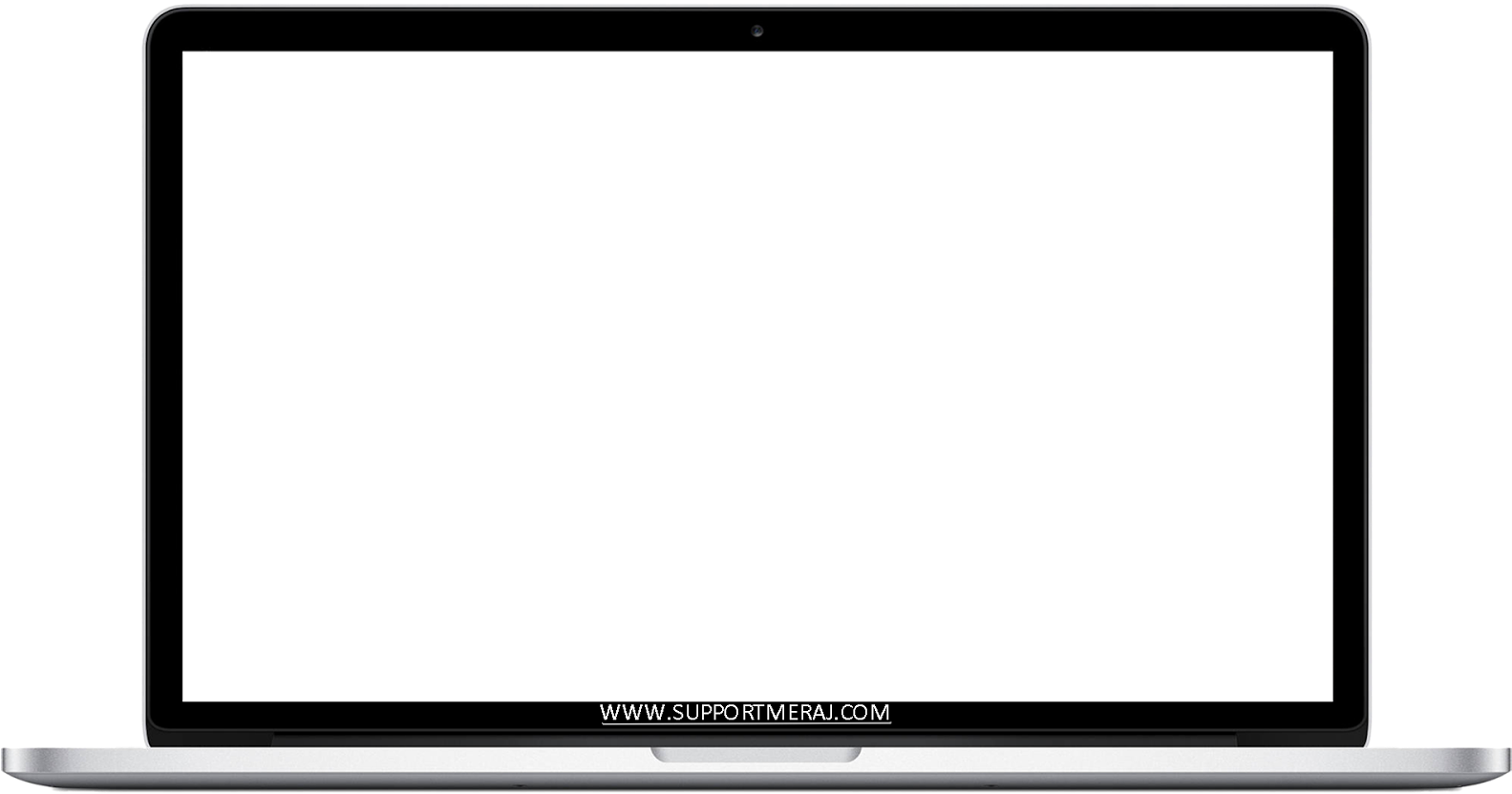 MacBook Pro モックアップ 空白画面 壁紙