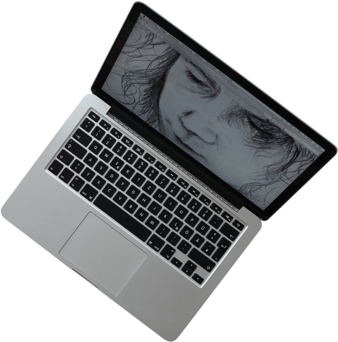 MacBook Pro スケッチ画面 壁紙
