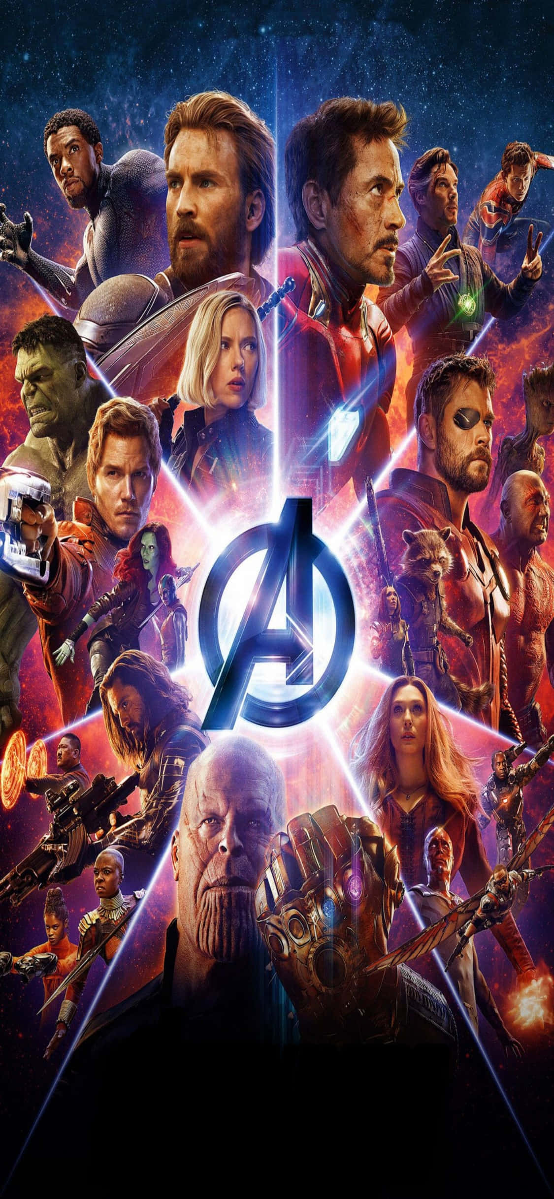 Marvel's AvengersがiPhone Xsと団結 壁紙