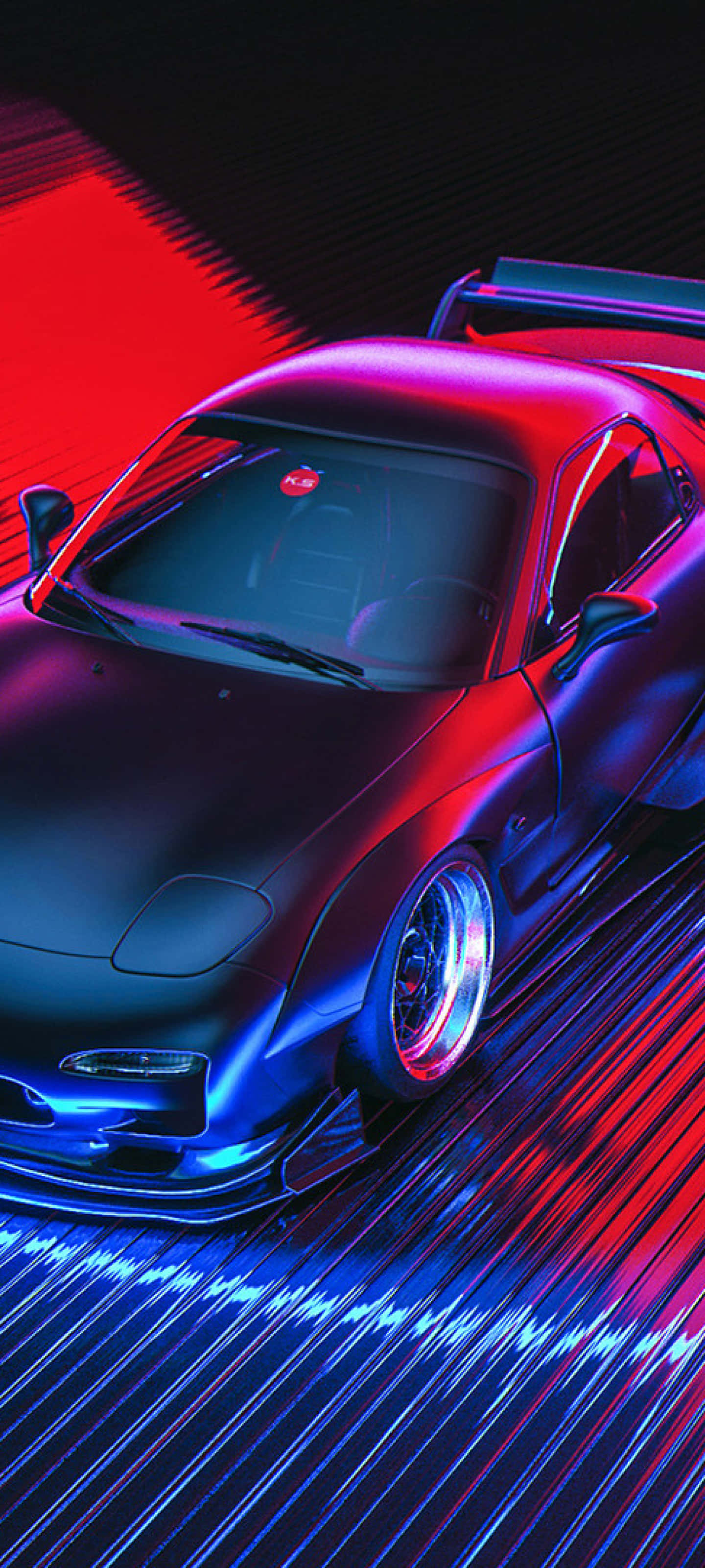 Mazda RX-7 Pixel 3 Need For Speed Heat 壁紙