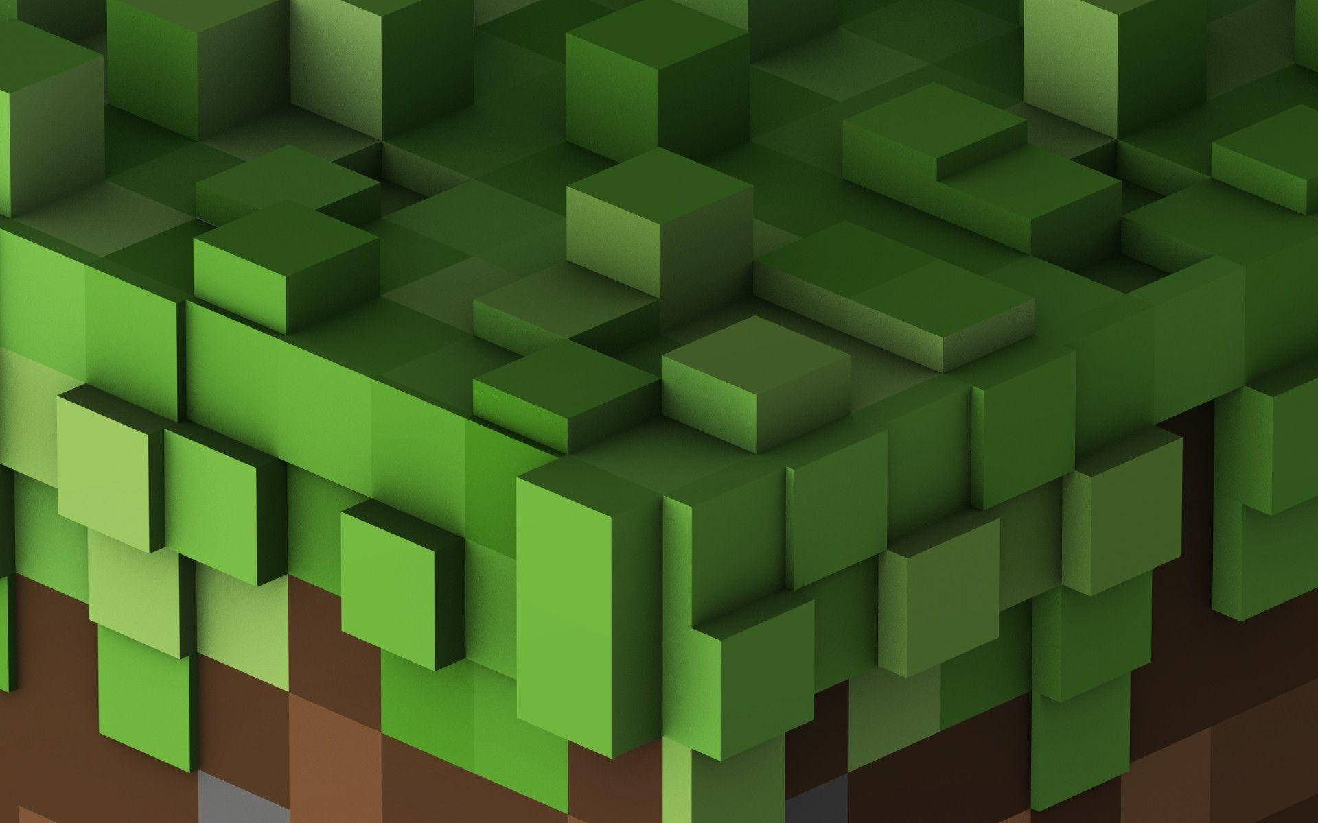 Minecraftのキューブワールド 壁紙