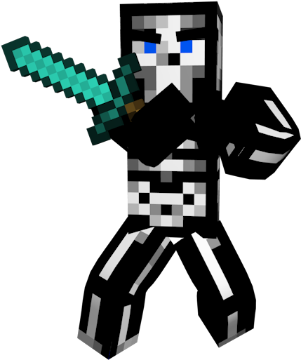 Minecraft_ キャラクター_ 剣_ 所持.PNG 壁紙