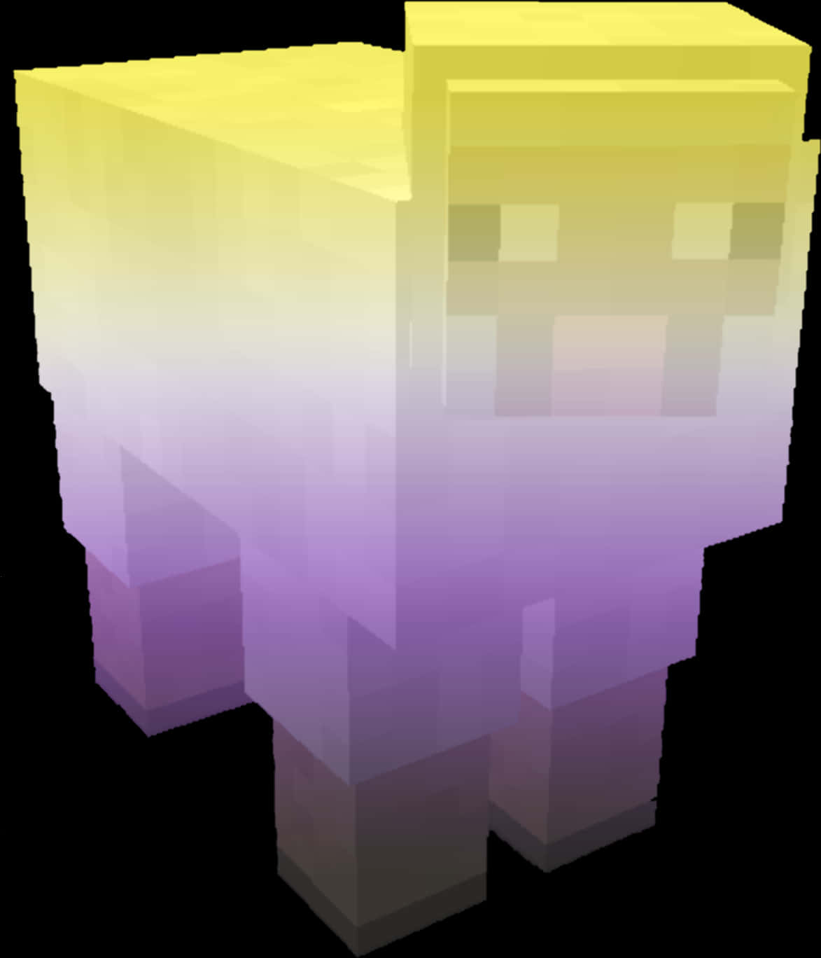 Minecraft_ 光るキャラクターレンダリング 壁紙