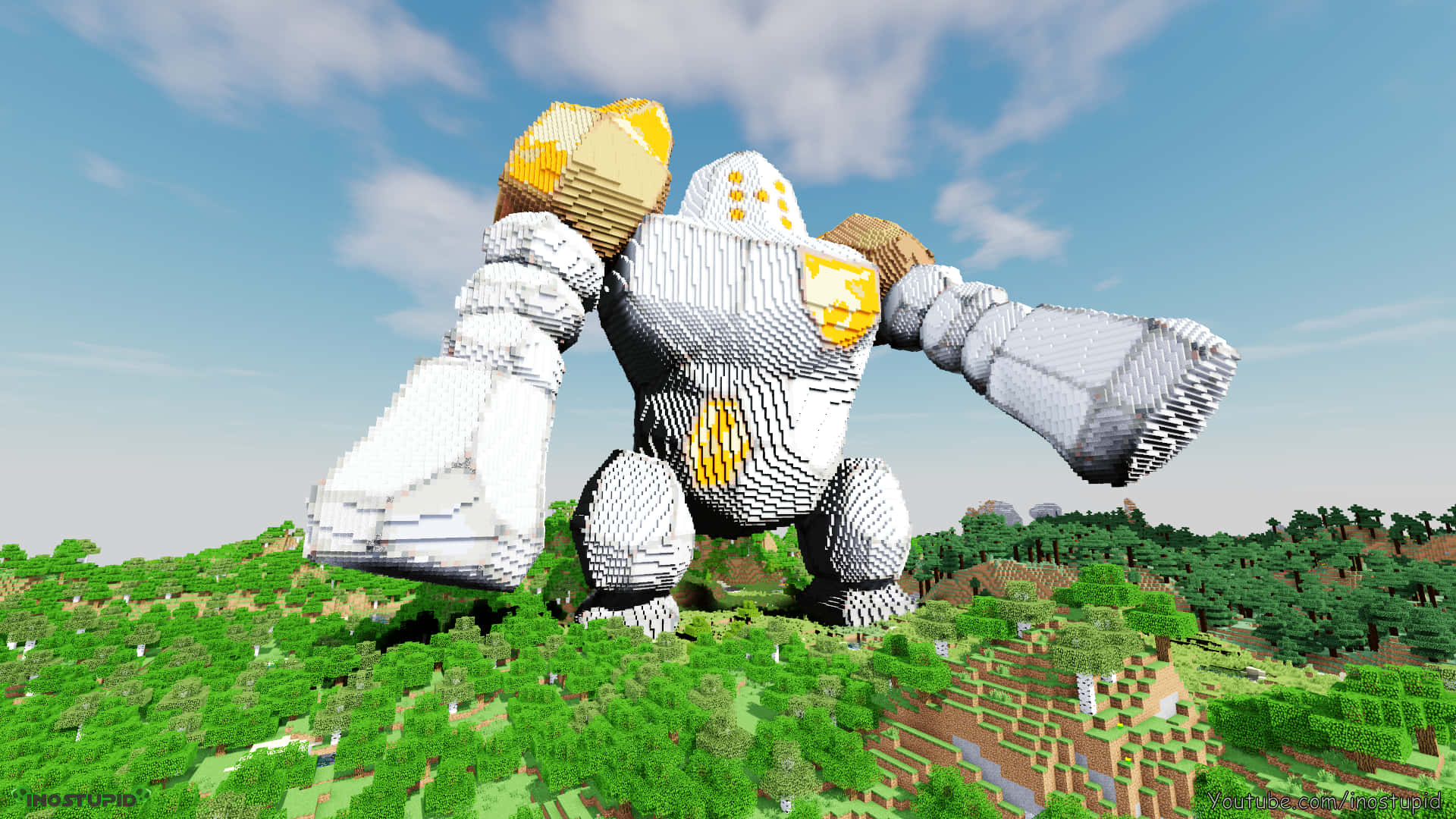 Minecraftで作られたレジロック 壁紙