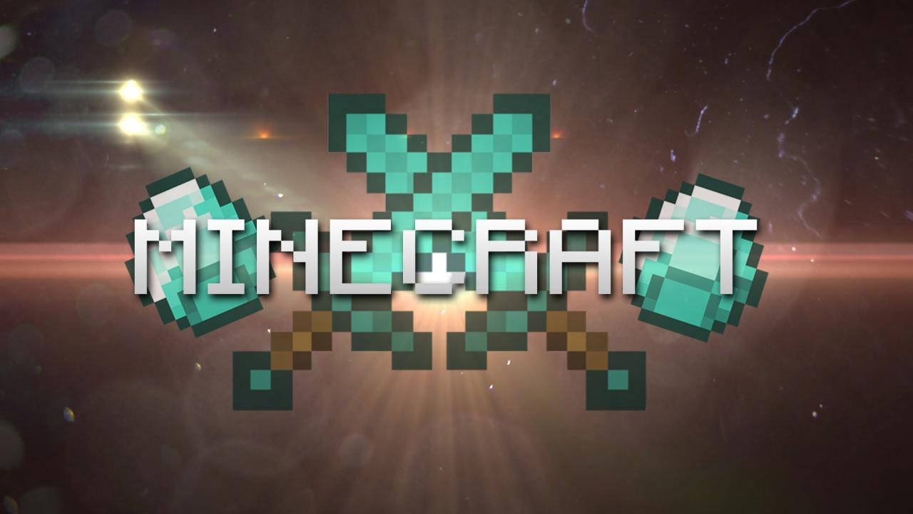 Minecraftの剣とダイヤモンド 壁紙