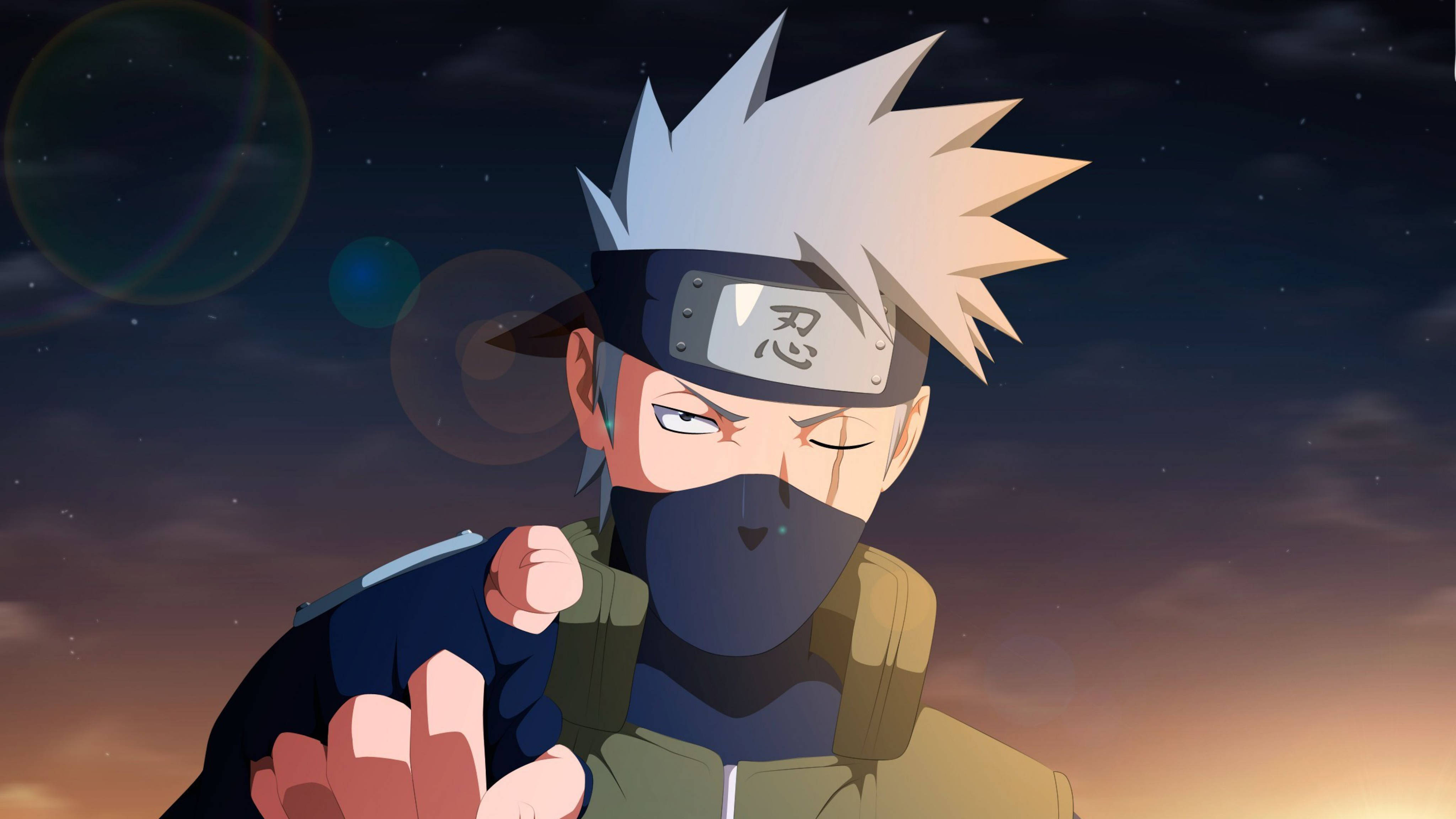 Naruto 4K シリアスなカカシ 壁紙
