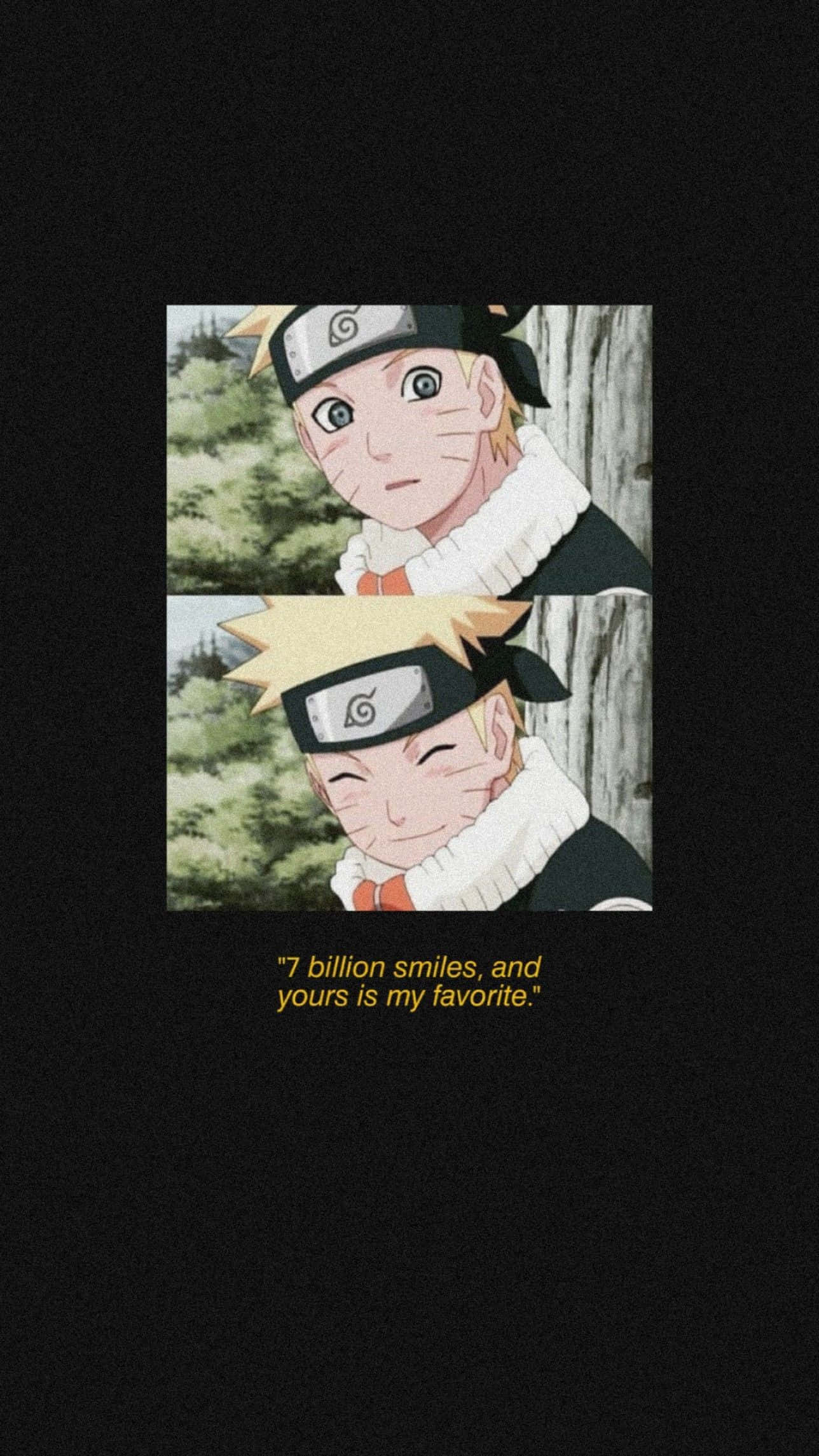 NARUTO名言入り美的スマホ壁紙 壁紙