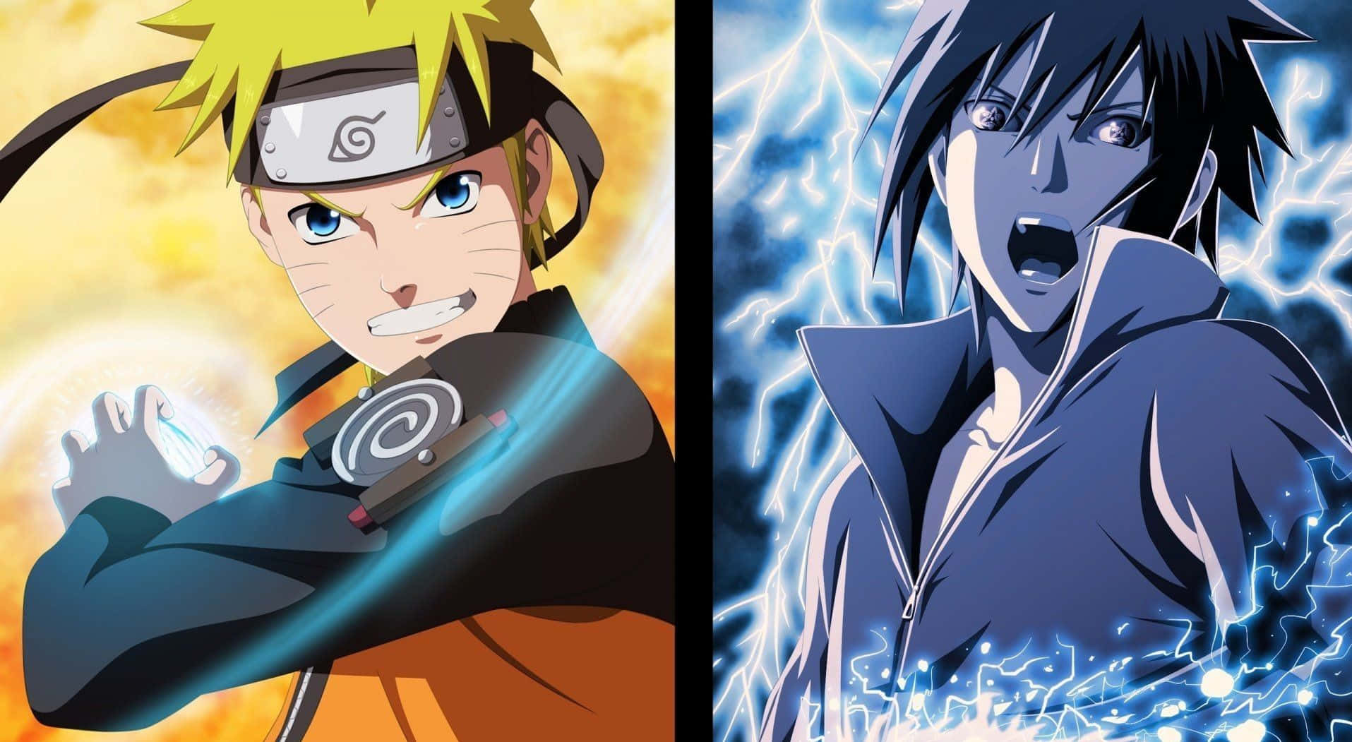 NARUTO VS サスケ 漫画アニメ 壁紙