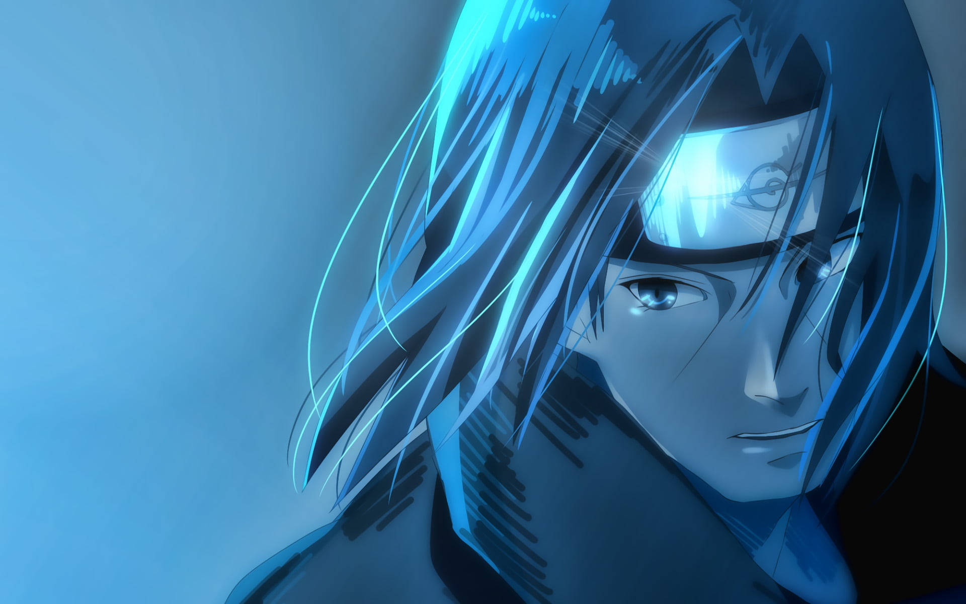青い美学のNARUTO疾風伝うちはイタチPFP 壁紙