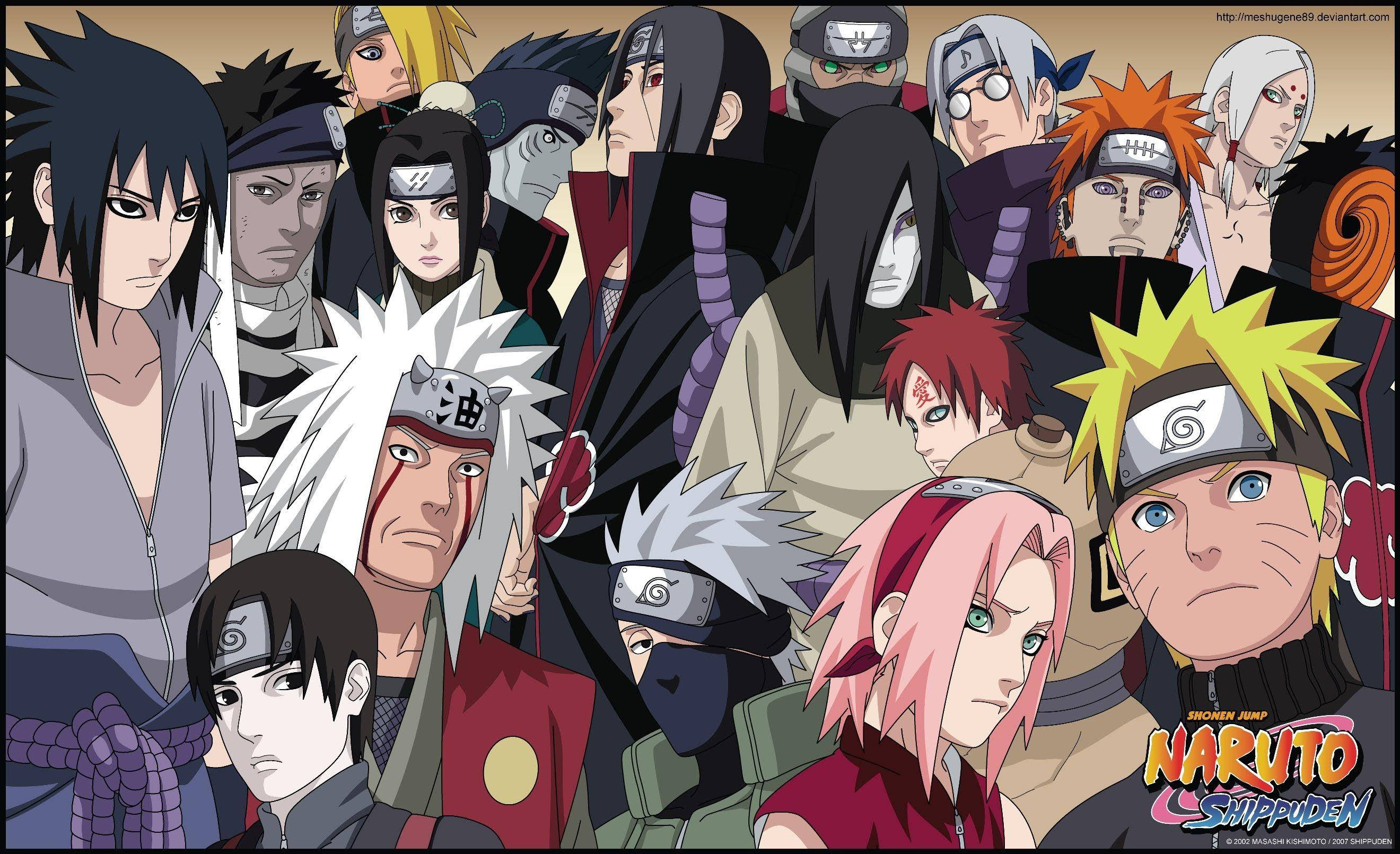 NARUTO疾風伝 全キャラクター シリアス 壁紙