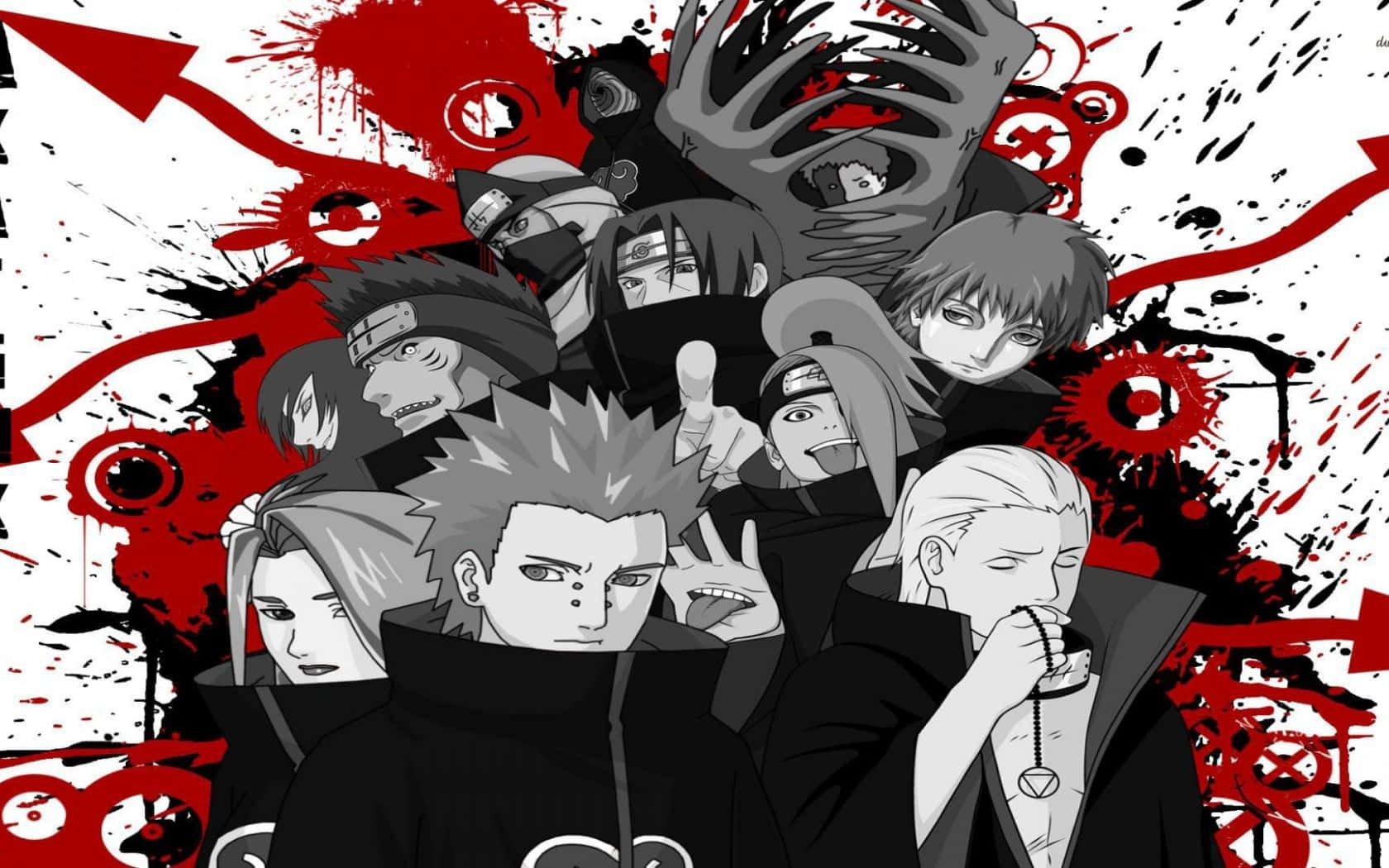 NARUTO疾風伝 暁 アートポスター 壁紙