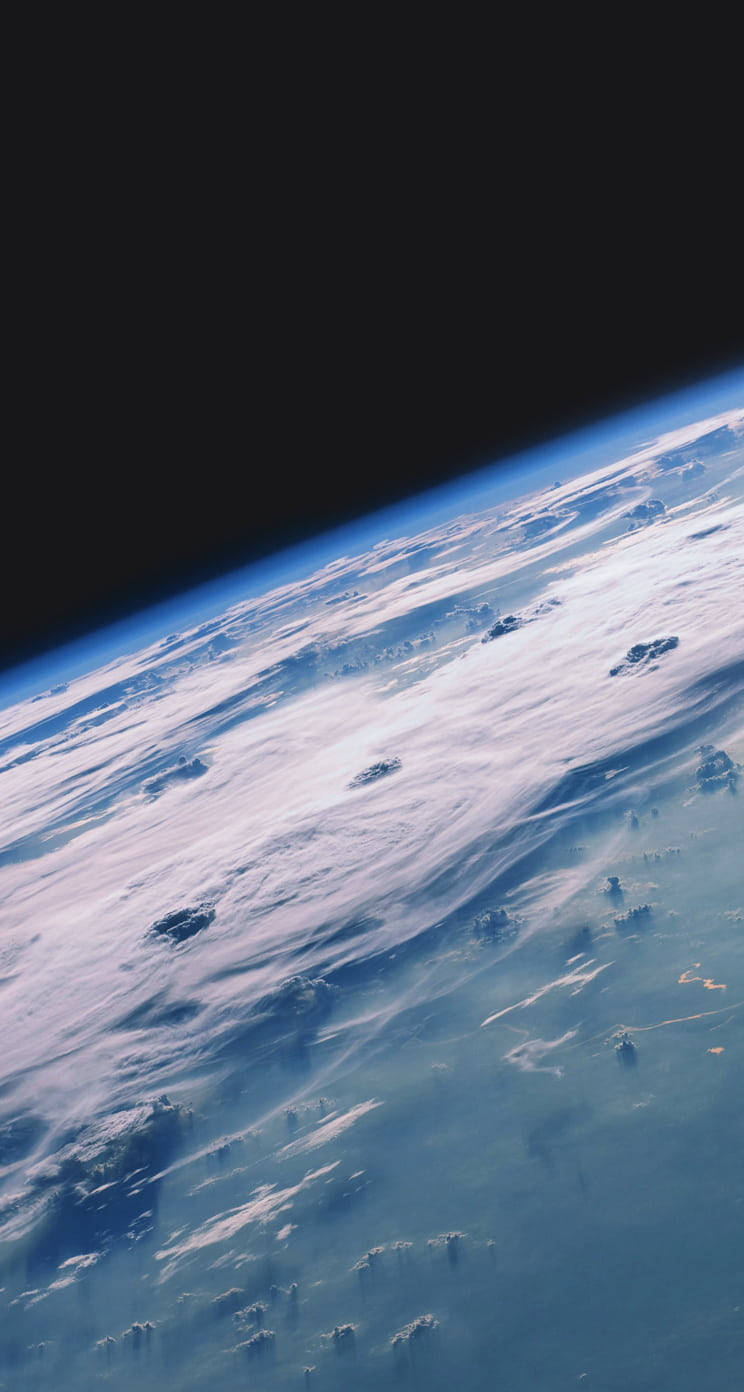 NASA iPhone 宇宙からの嵐 壁紙