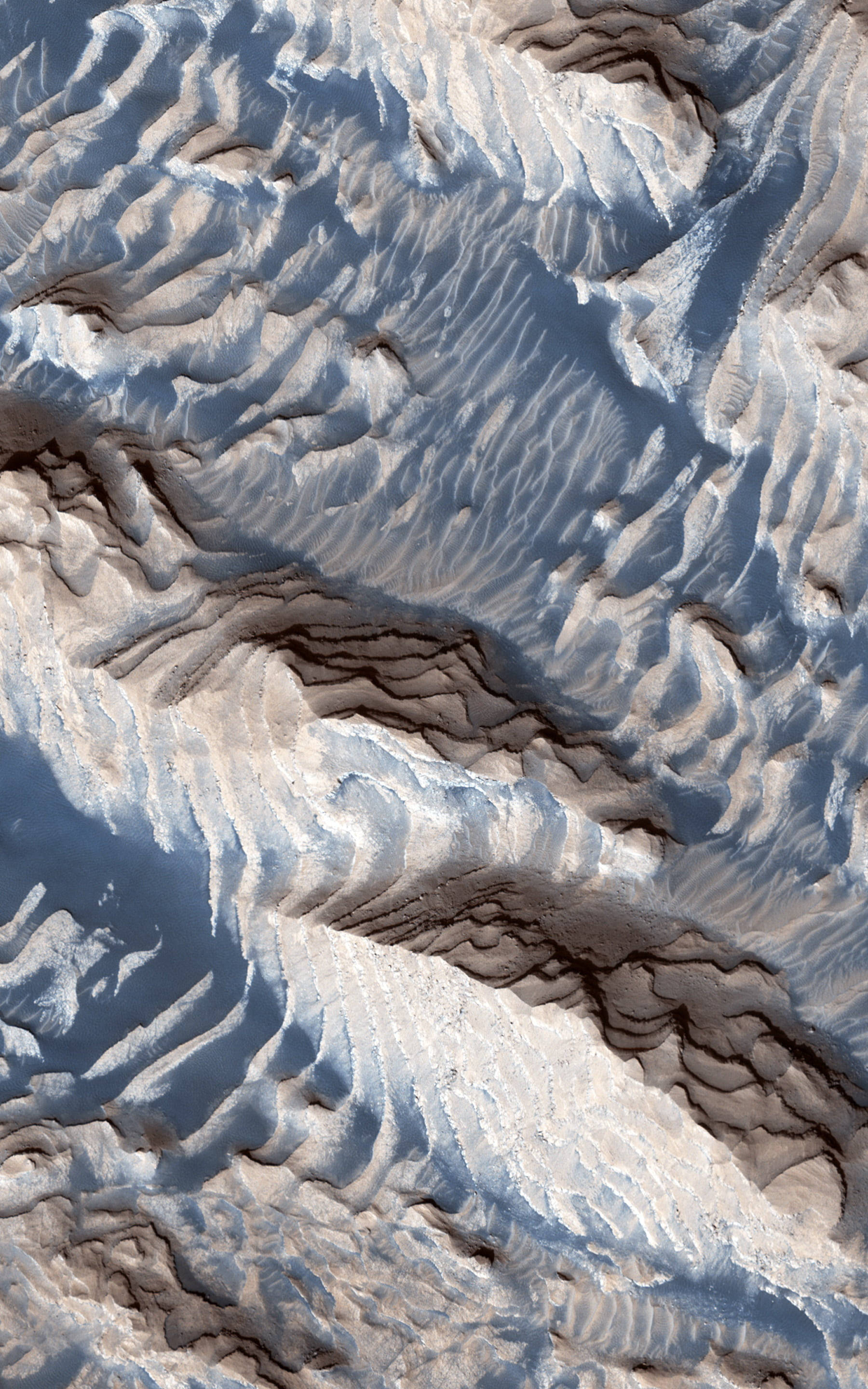 NASA iPhone 火星の山々 壁紙