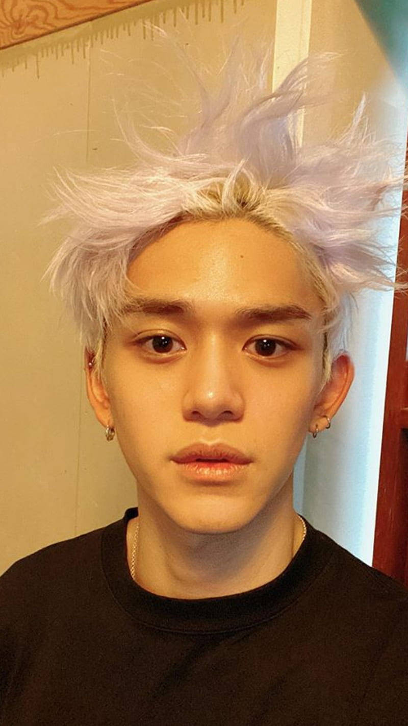 白髪のNCTルーカス 壁紙