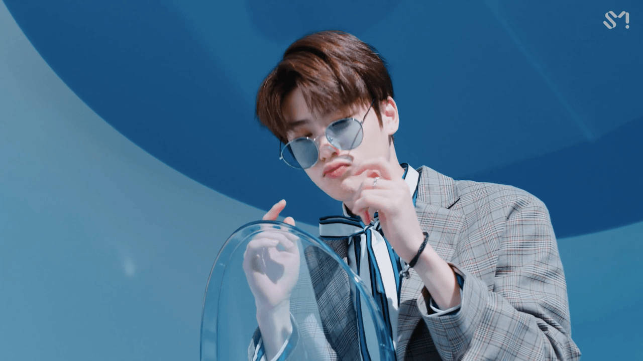 NCT コンピュータ ブルーサングラス 壁紙