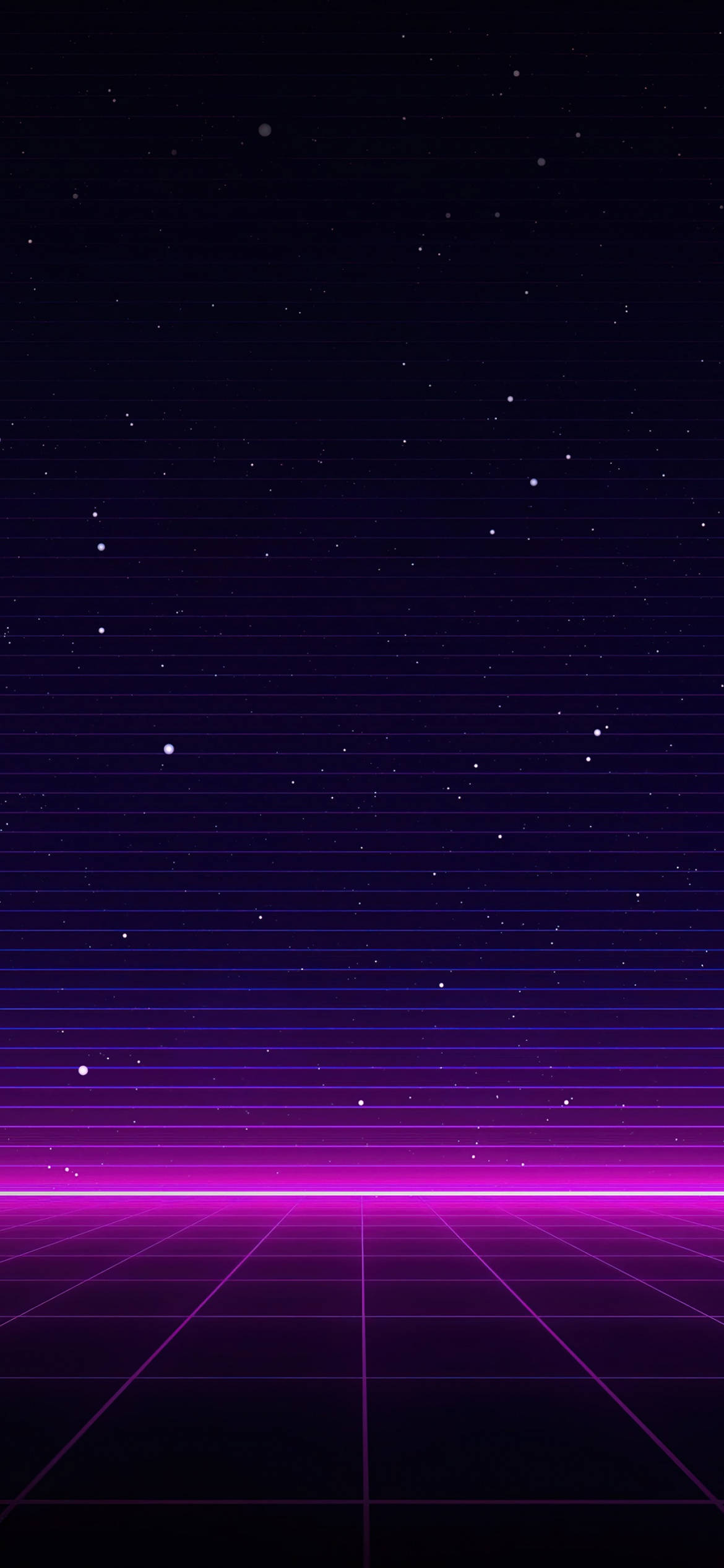 Neon Purple iPhone Galaxy Stripes 壁紙
