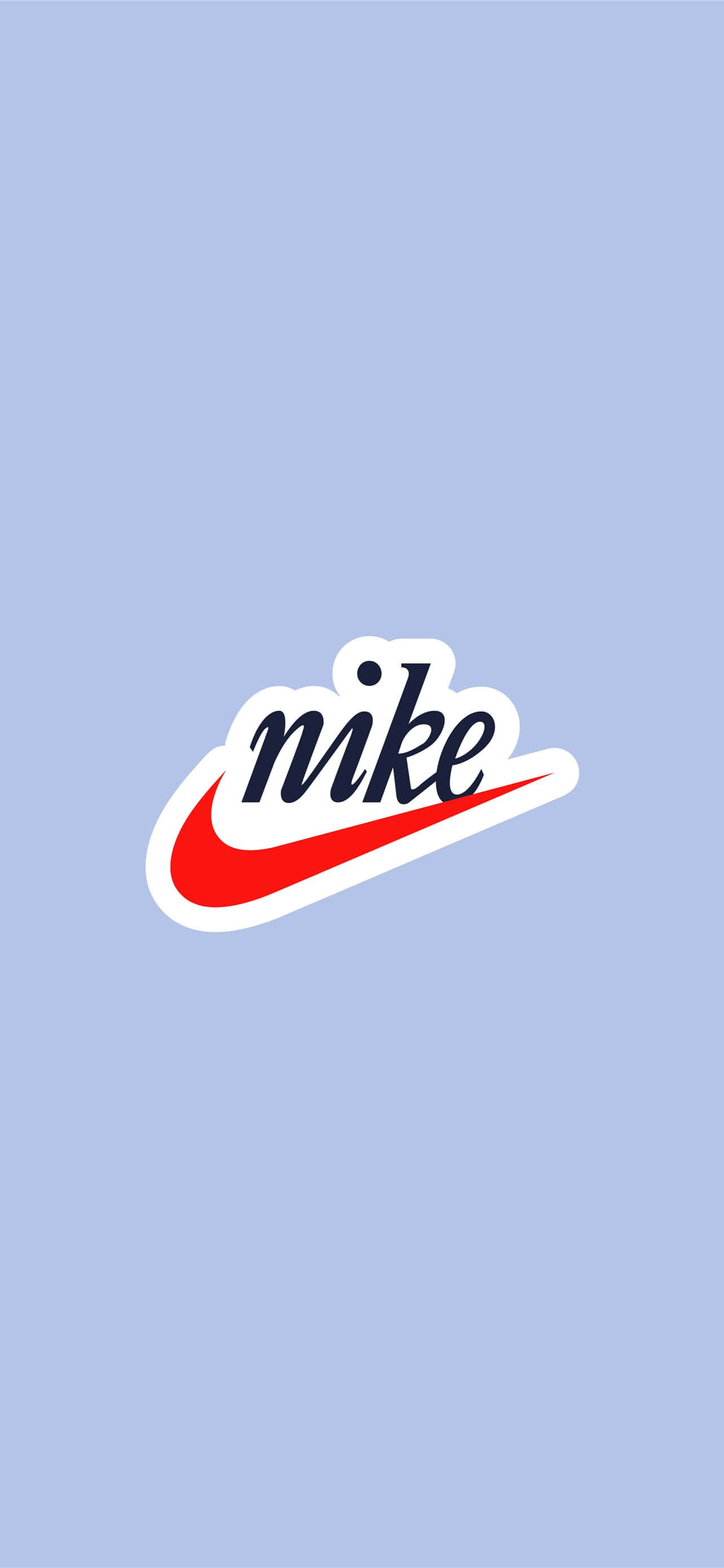 象徴的なNikeの青いロゴ 壁紙