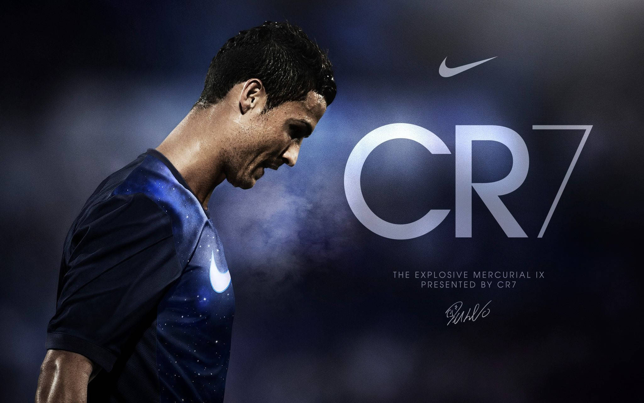 クリスティアーノ・ロナウド、象徴的なNike CR7ジャージを着こなす 壁紙