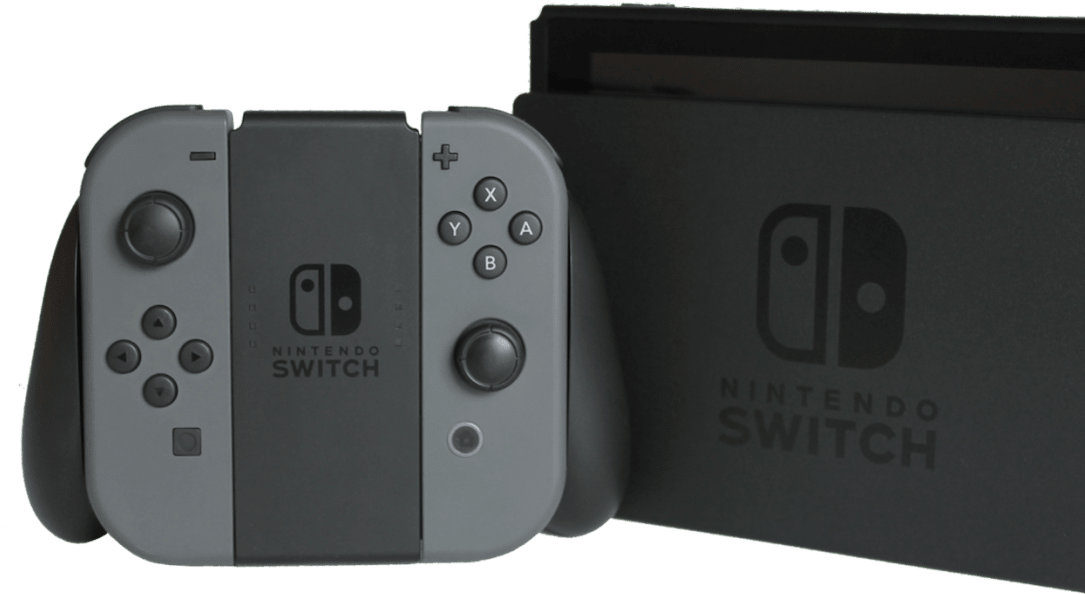 Nintendo Switch本体とコントローラー 壁紙