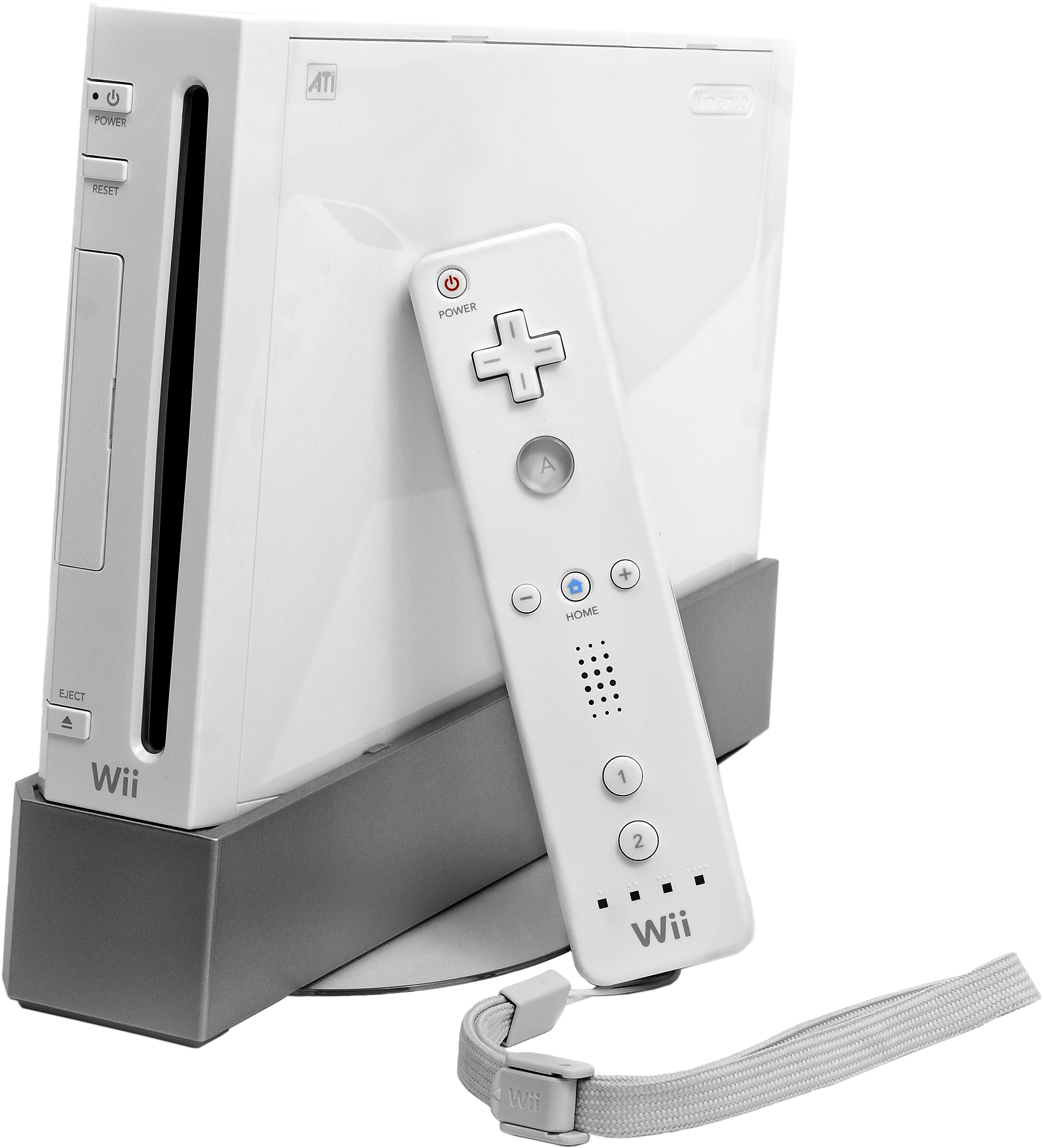 Nintendo Wii本体とリモコン 壁紙