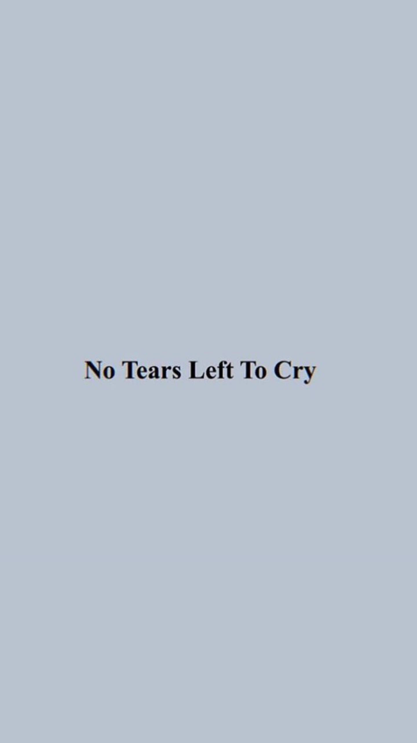 No Tears Left To Cry iPhone エステティック 壁紙