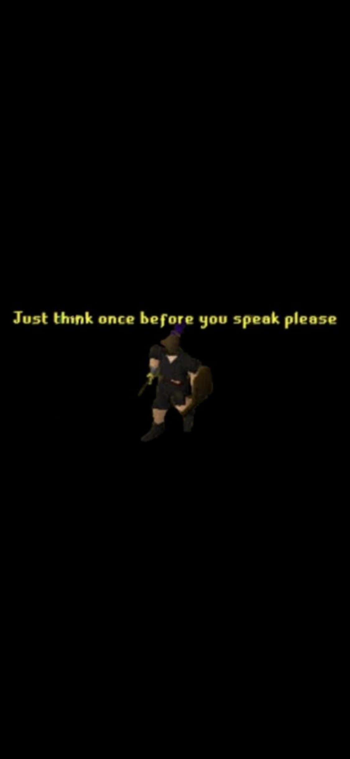 NPC in iPhone X Runescape Oldschool 背景 壁紙