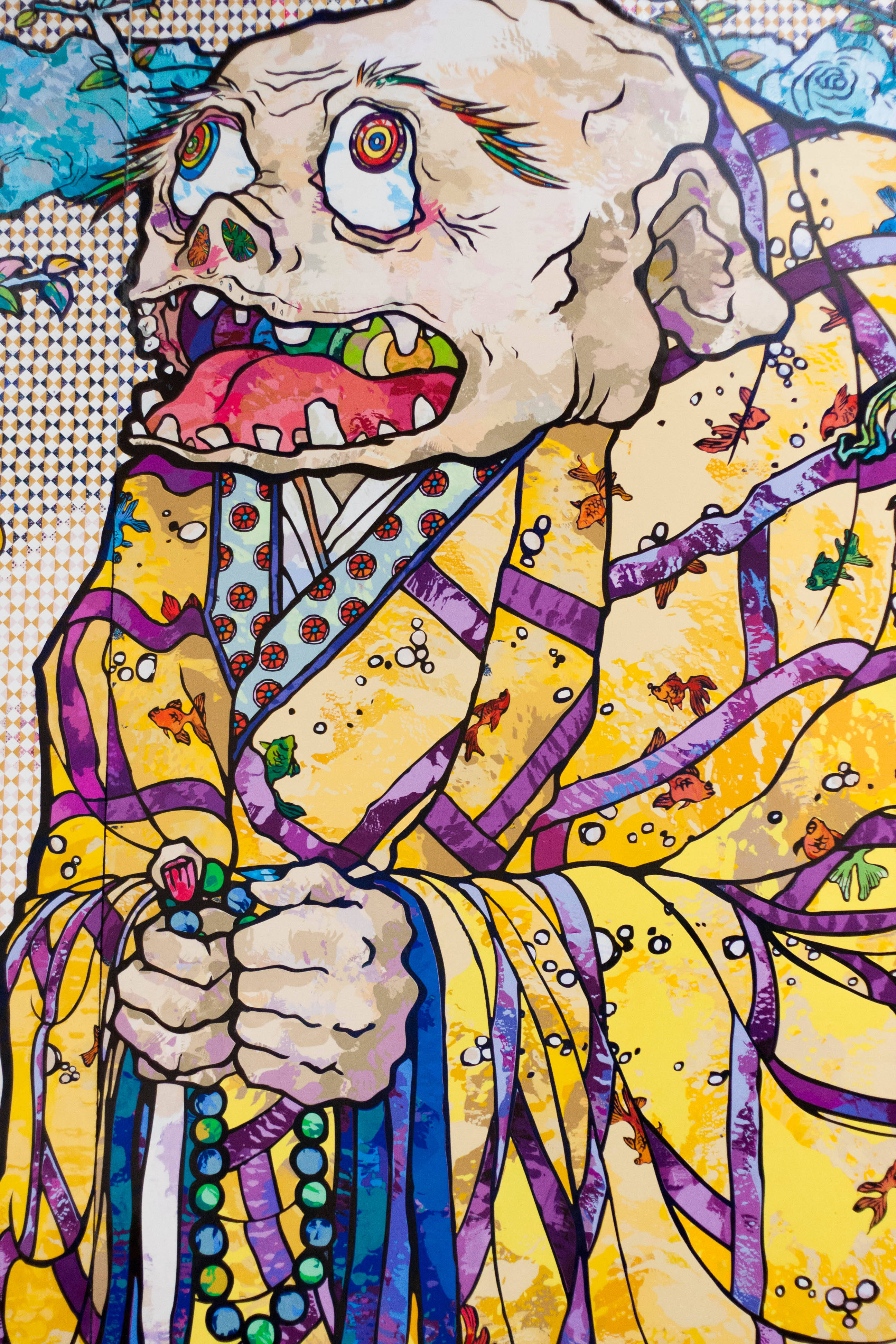 Old Buddhist Takashi Murakami 4K 壁紙