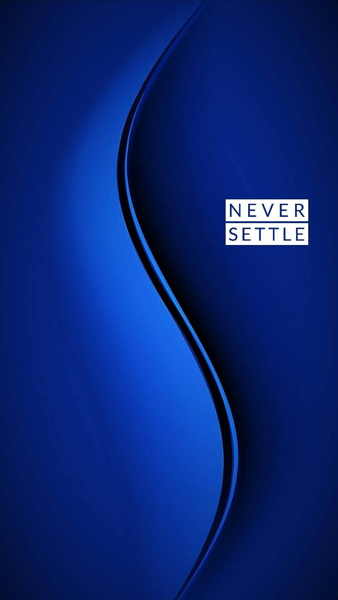 OnePlus Blue Curve 壁紙