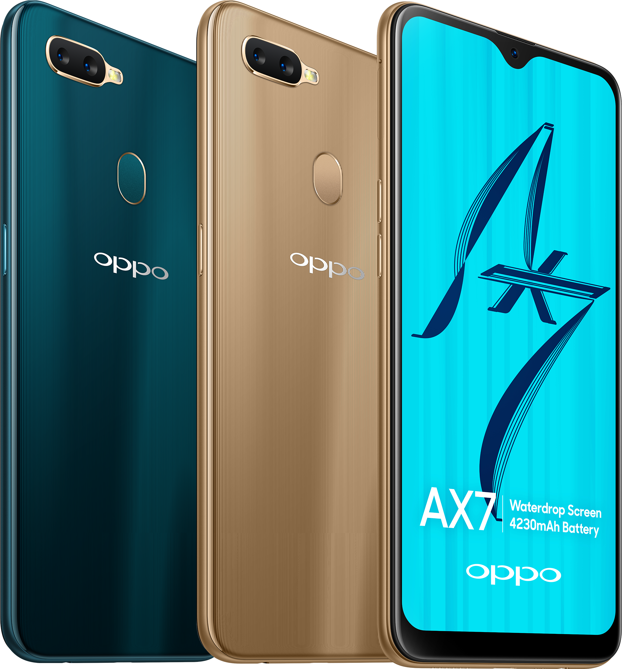 Oppo A X7 デュアルカラーバリエーション 壁紙